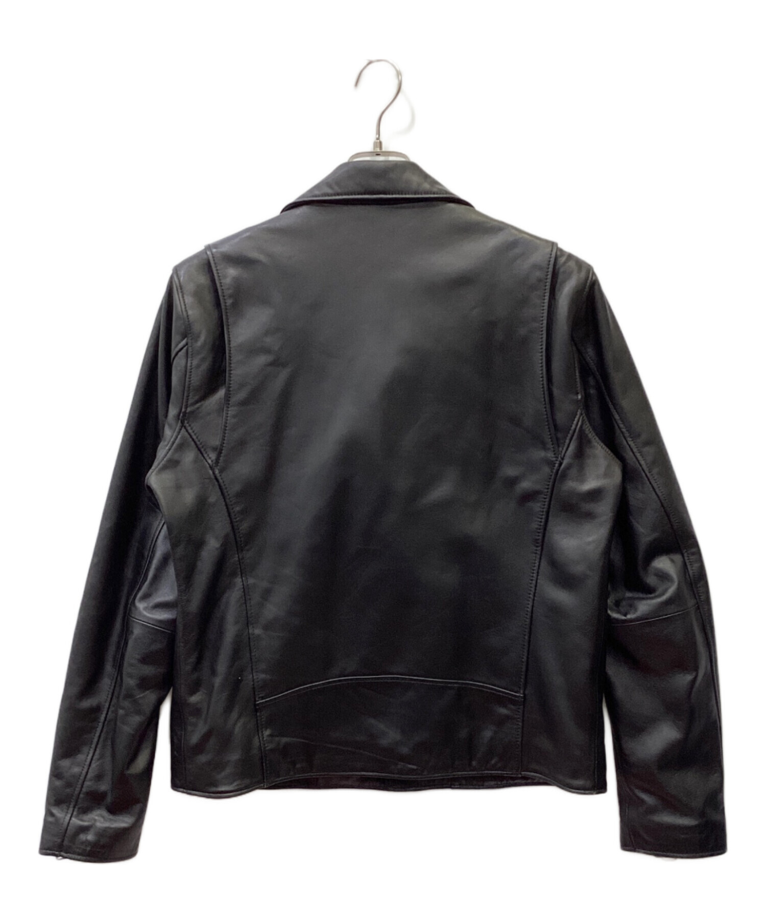 ジャックローズ シングル ライダースジャケット 羊革 黒 サイズ4