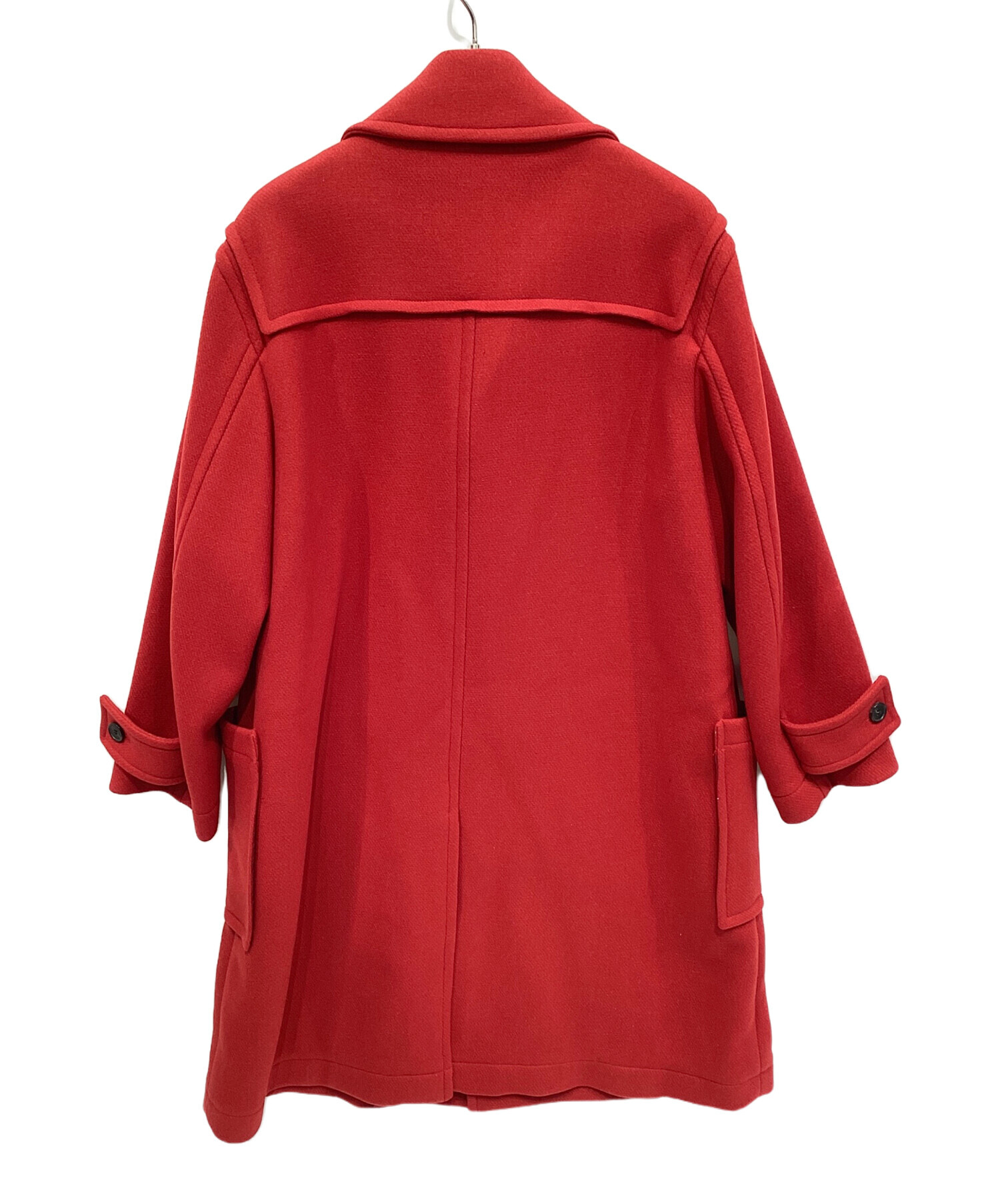 中古・古着通販】UNUSED (アンユーズド) ダッフルコート レッド サイズ