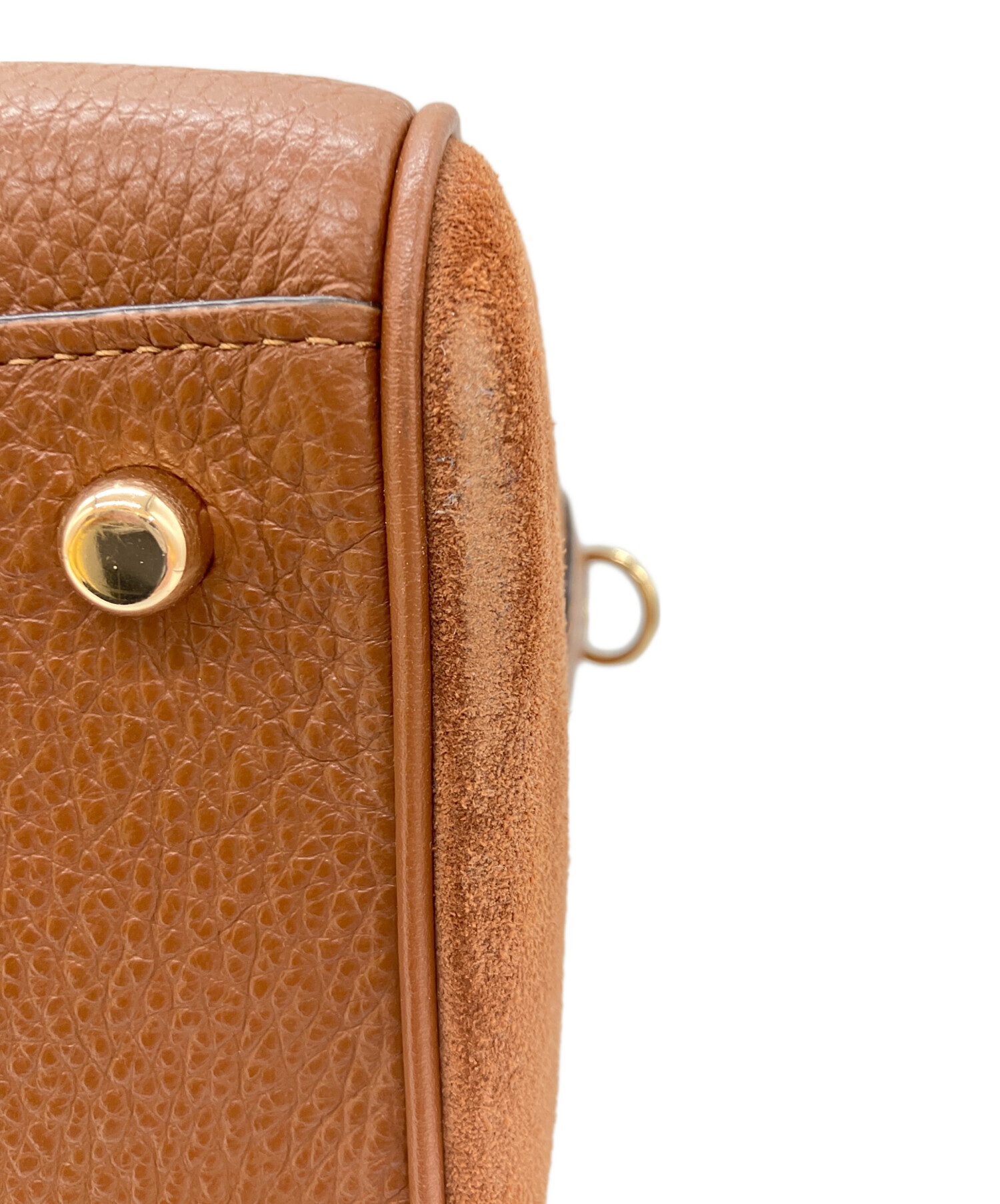 中古・古着通販】COACH (コーチ) ミニボストンバッグ ブラウン