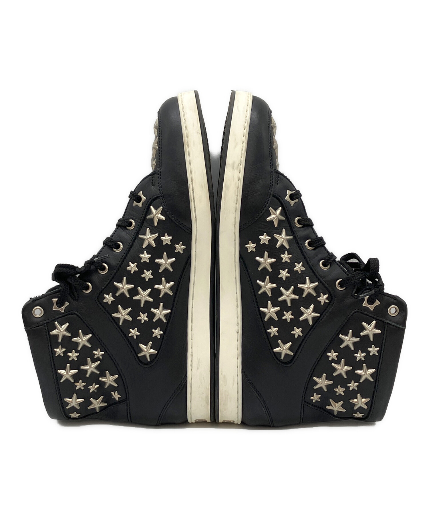 中古・古着通販】JIMMY CHOO (ジミーチュウ) スタースタッズ レザー