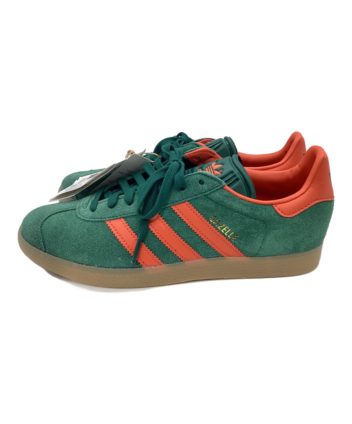 中古・古着通販】adidas (アディダス) スニーカー グリーン×オレンジ