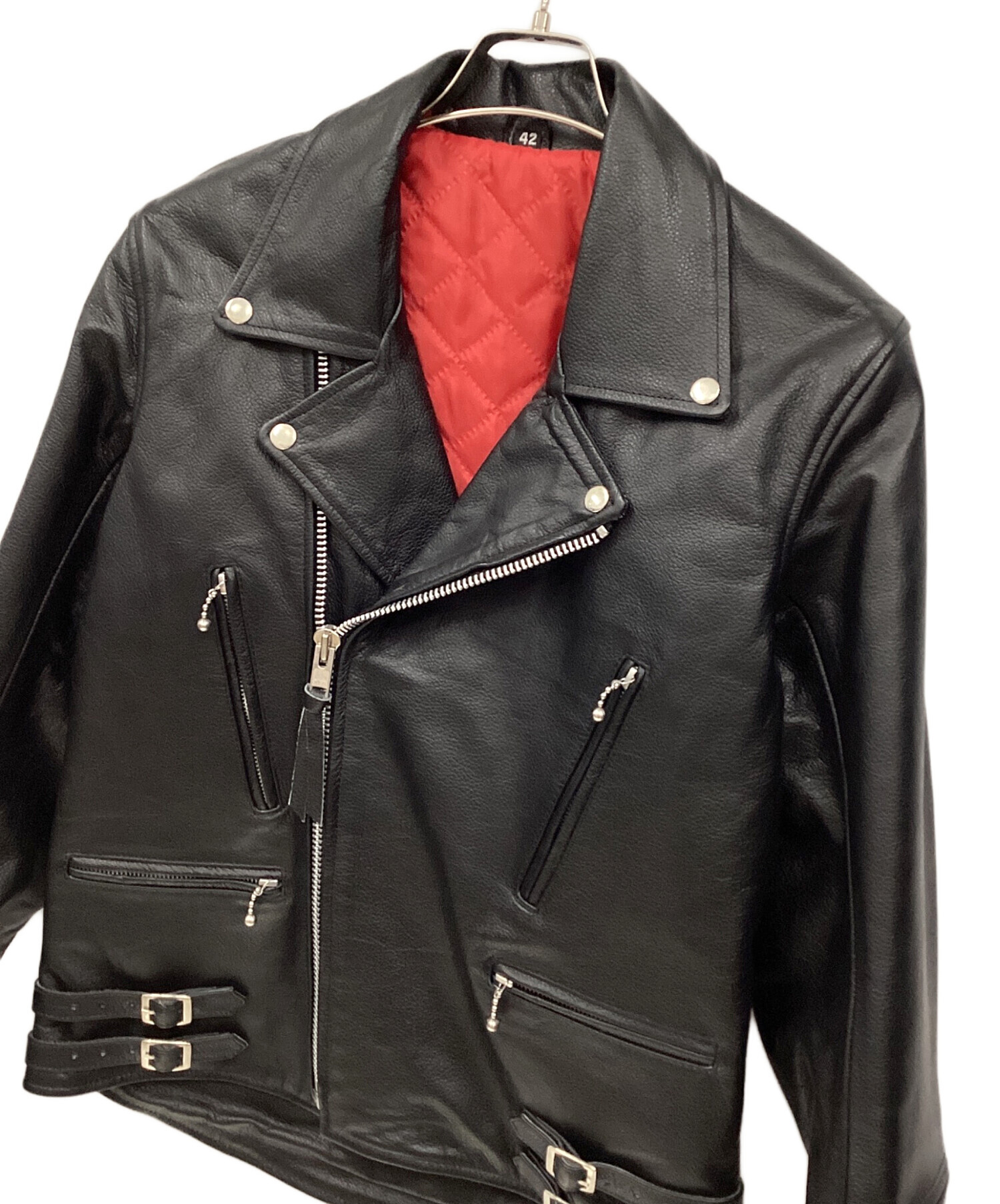 中古・古着通販】Freeclom (フリークロム) ダブルライダースジャケット