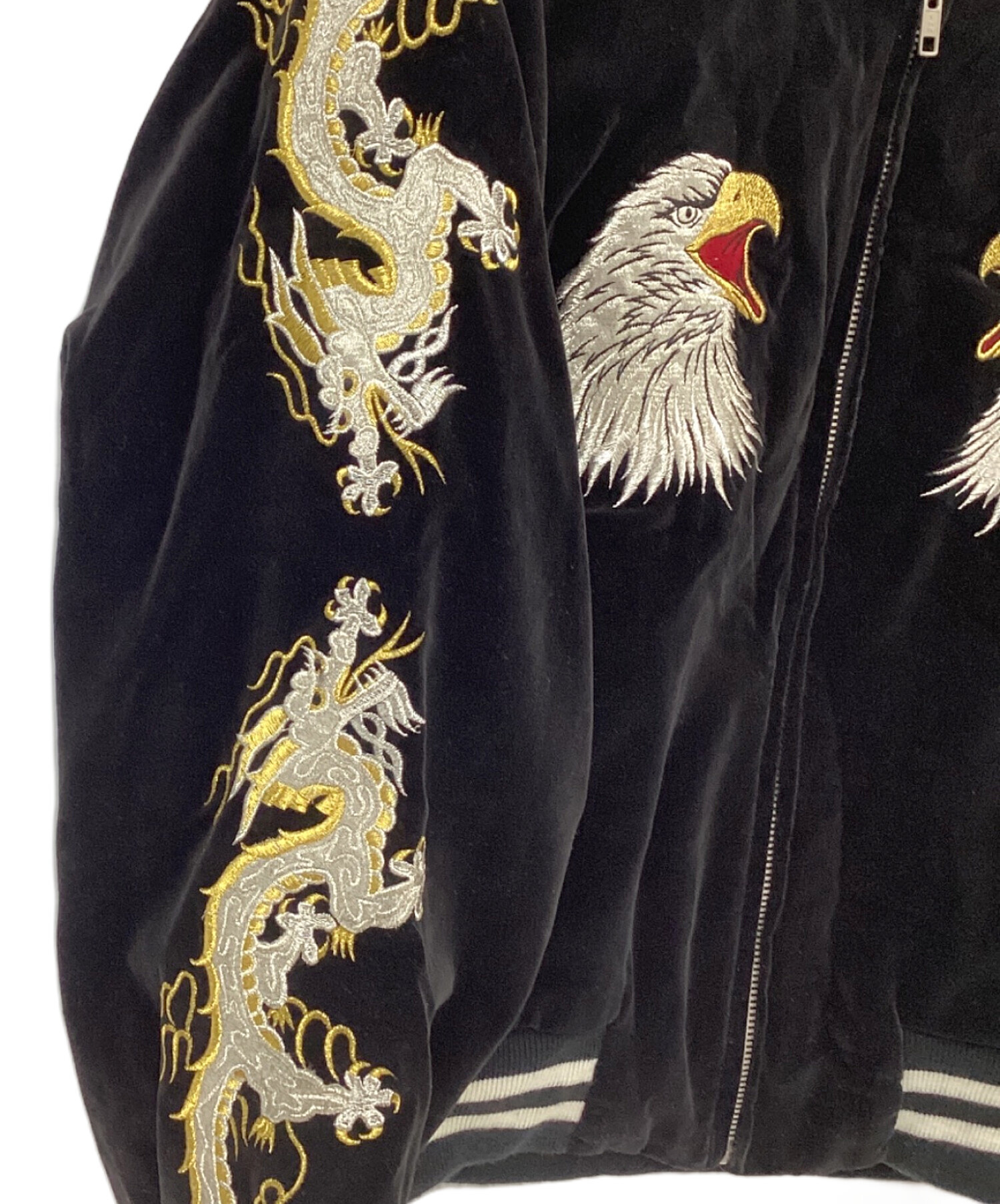 London F.B.横須賀 ベロア スカジャン 中古・古着通販】LONDON F.B.