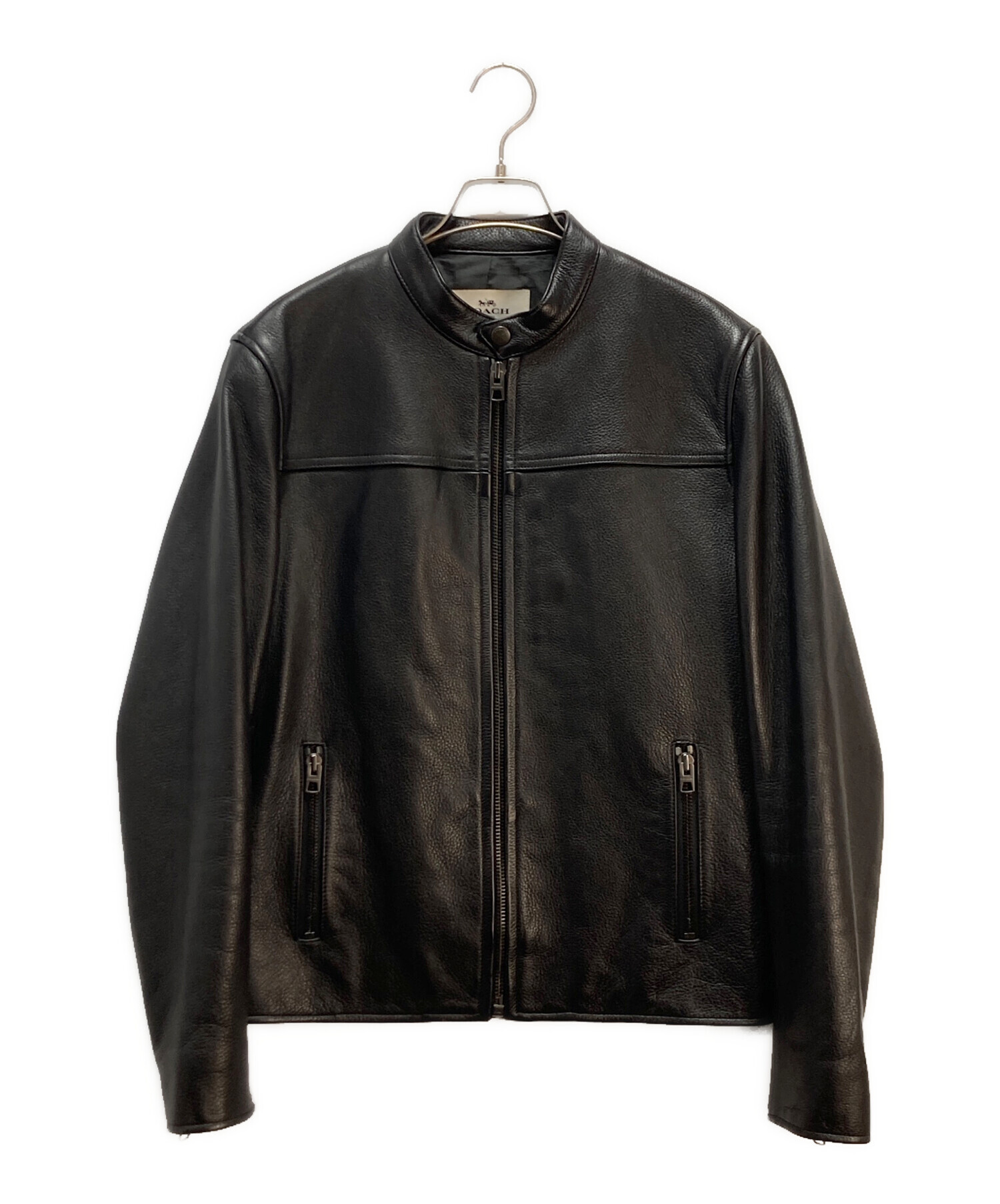 中古・古着通販】COACH (コーチ) COACH シングルライダースジャケット