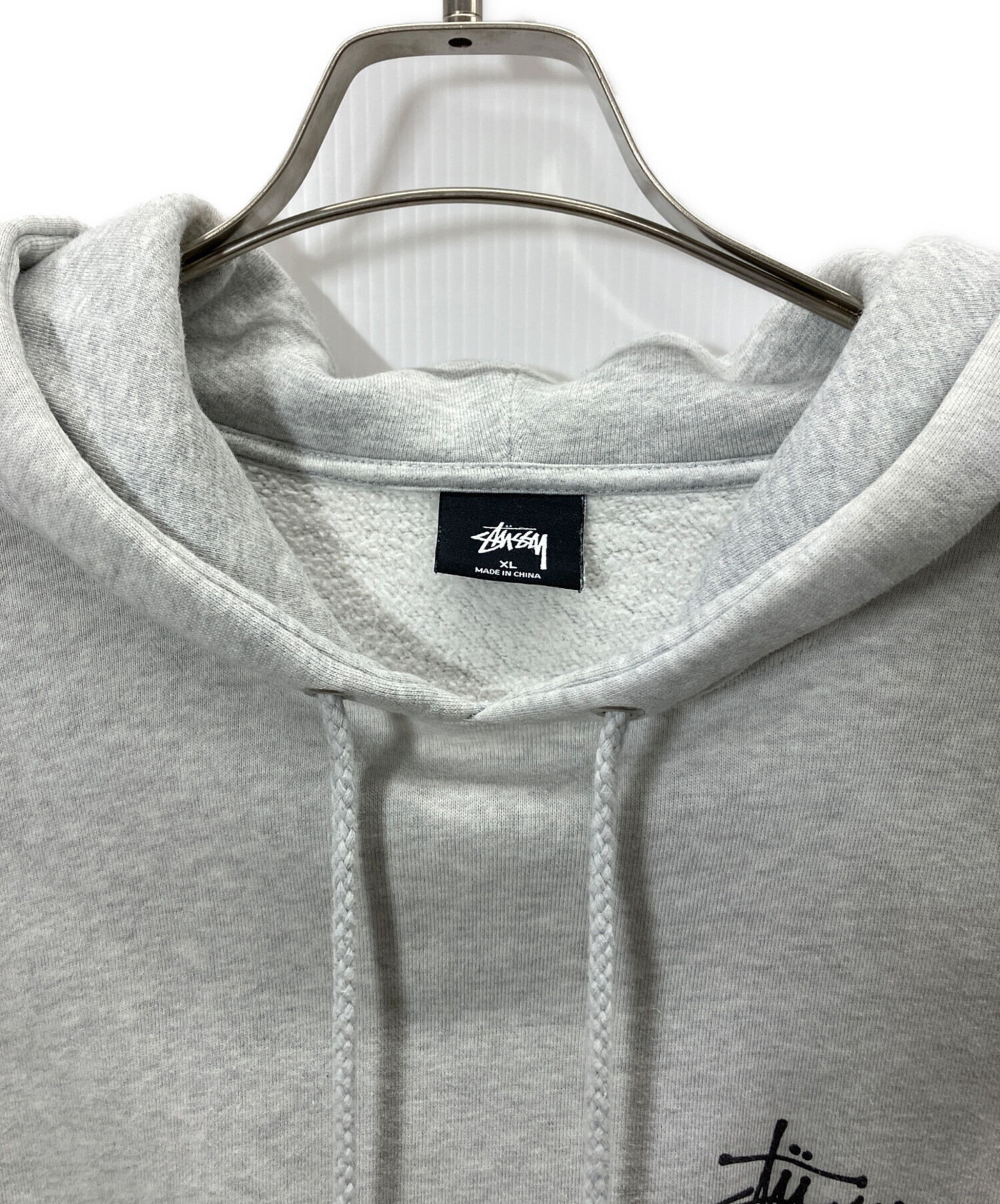 中古・古着通販】stussy (ステューシー) パーカー グレー サイズ:XL