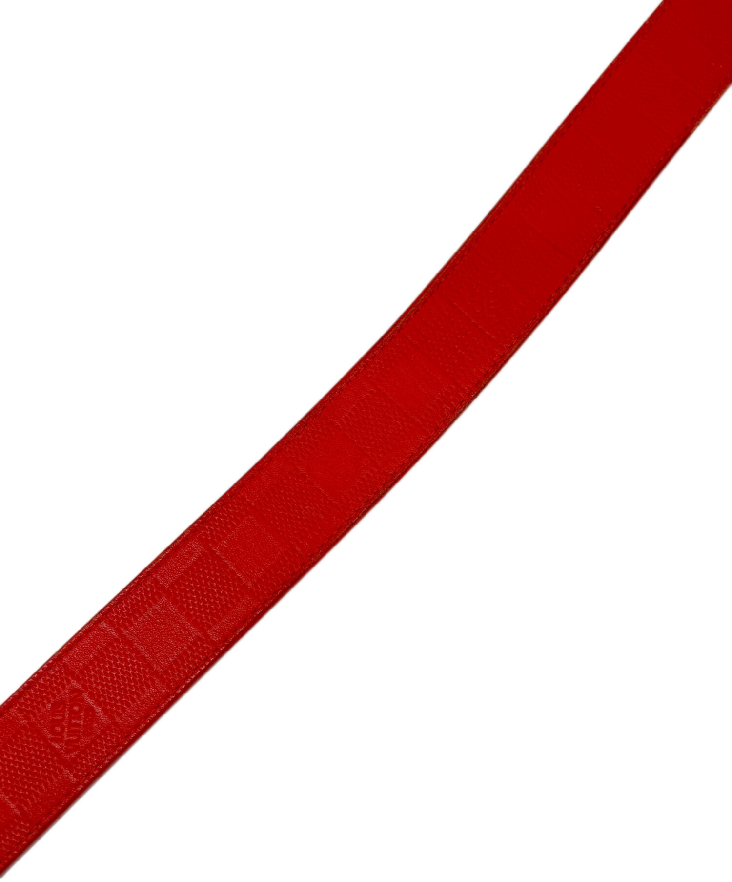 中古・古着通販】LOUIS VUITTON (ルイ ヴィトン) レザーベルト レッド