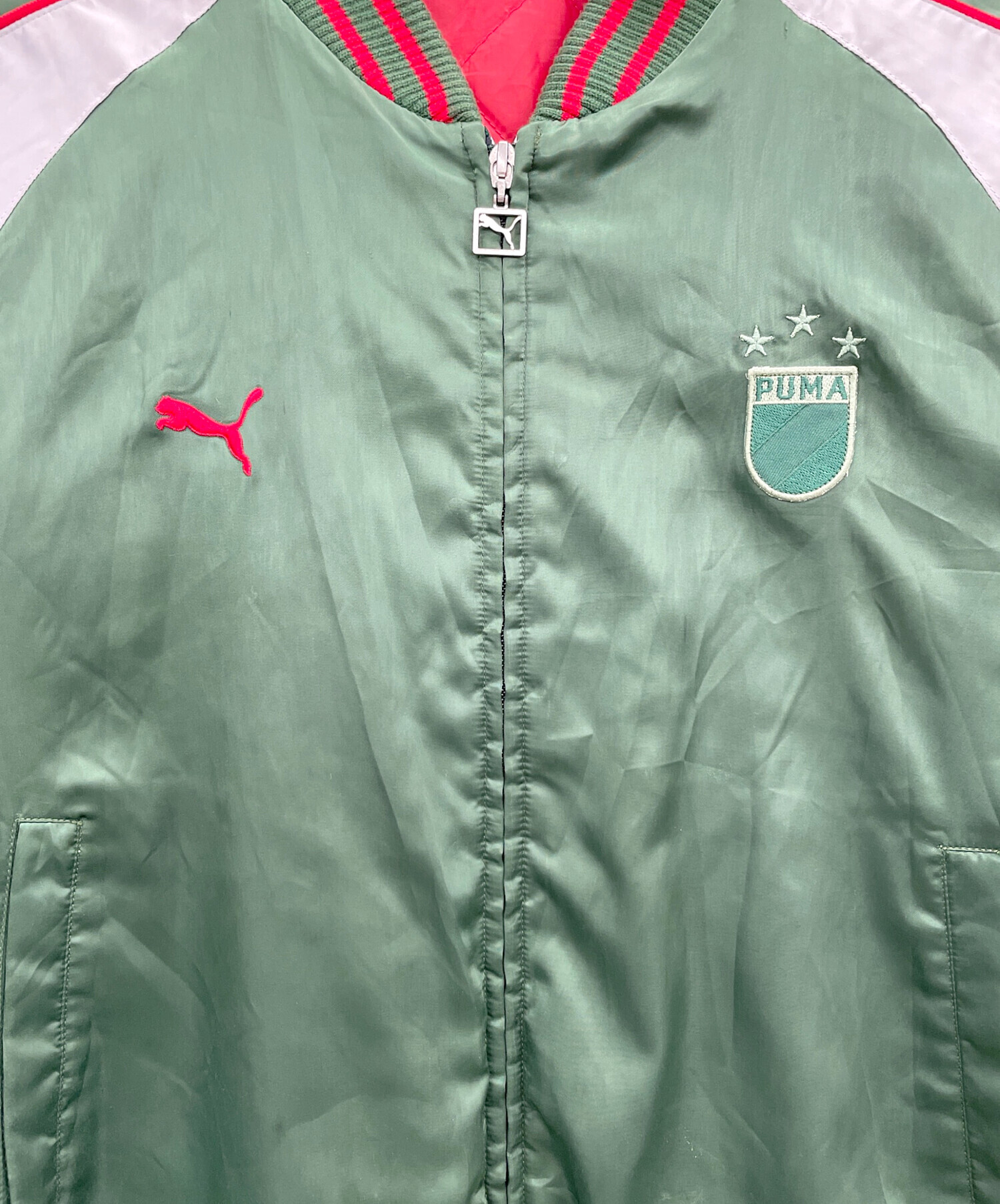 中古・古着通販】PUMA (プーマ) スカジャン グリーン サイズ:M