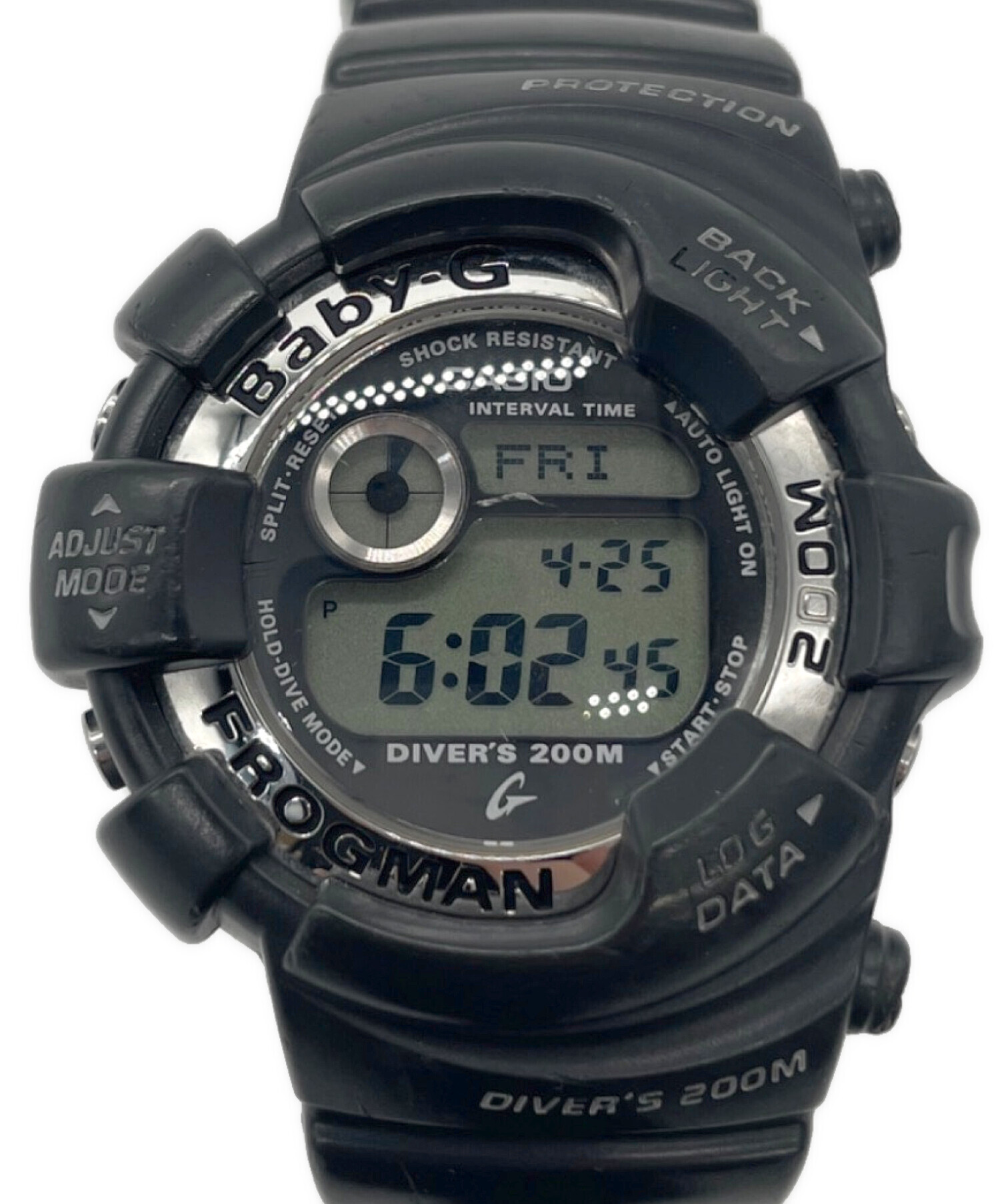中古・古着通販】CASIO (カシオ) Baby-G FROGMAN ブラック｜ブランド