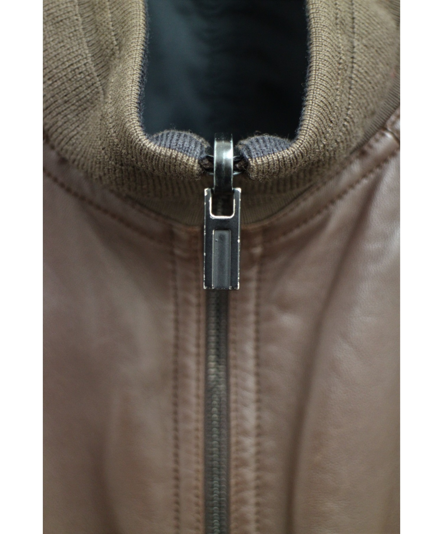 中古・古着通販】HERMES (エルメス) リバーシブルレザーブルゾン