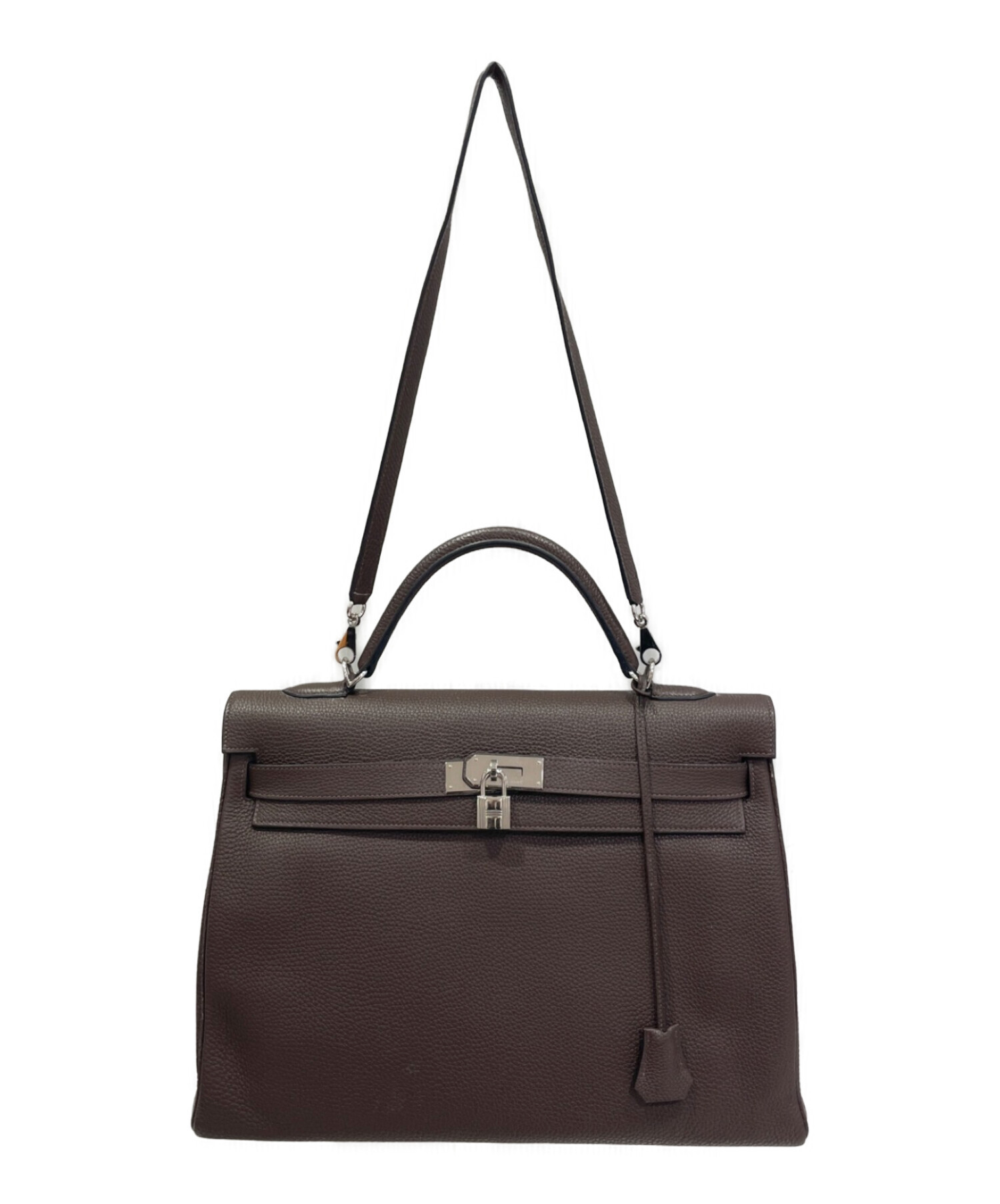 中古・古着通販】HERMES (エルメス) ケリー40 チョコレートブラウン
