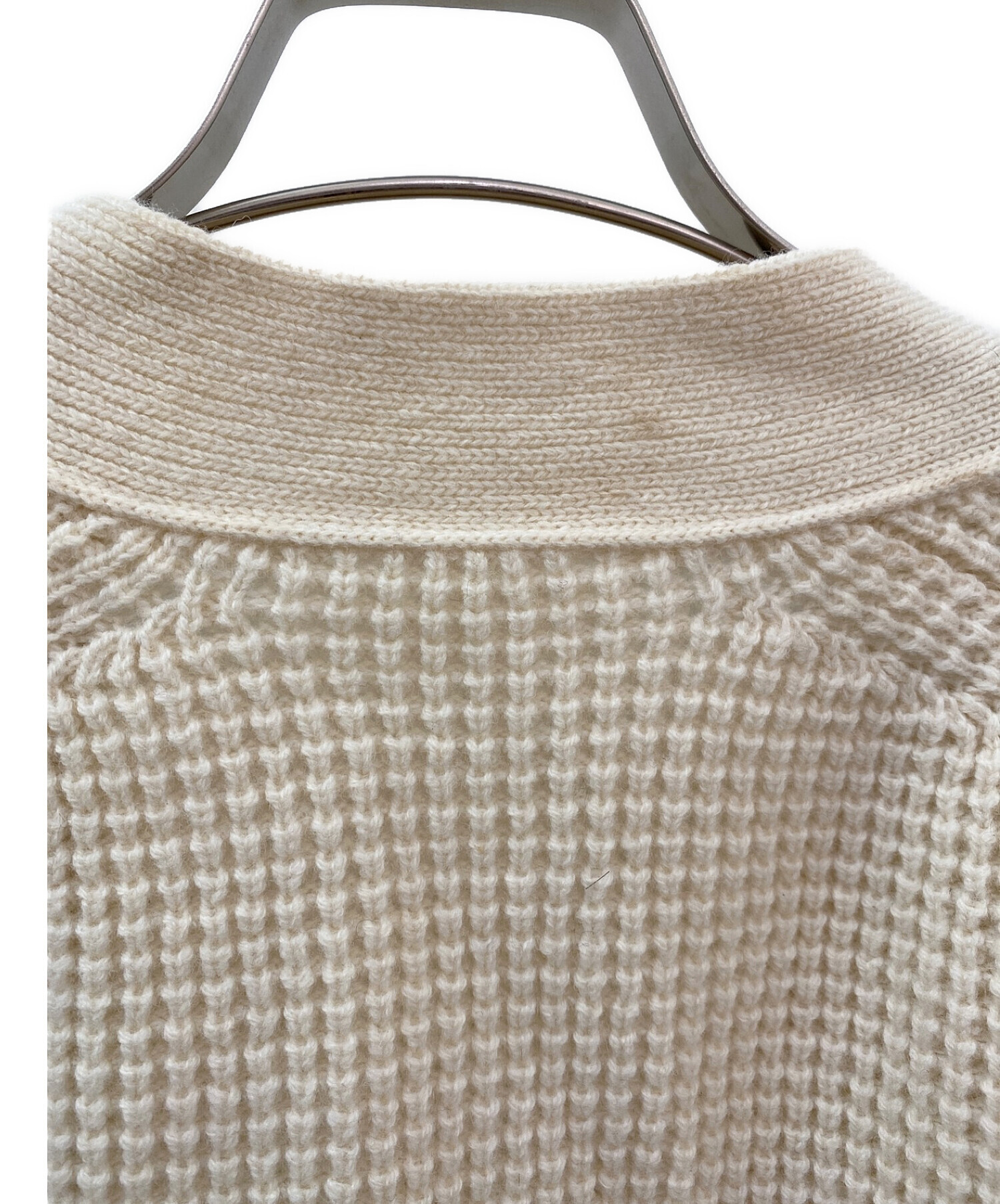 中古・古着通販】sacai (サカイ) ニットドッキングボンバーブルゾン