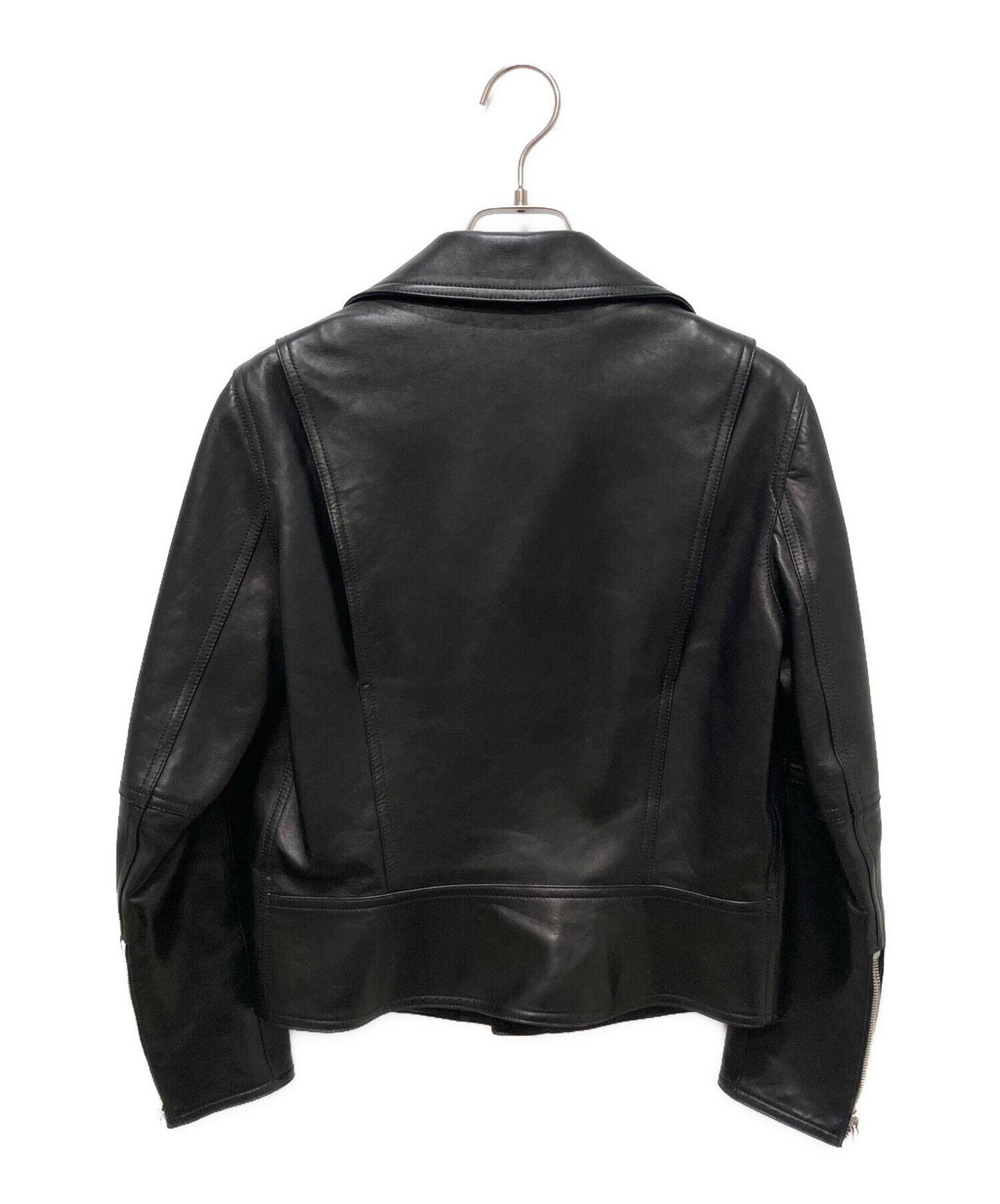 中古・古着通販】LOEWE (ロエベ) レザー ダブルライダースジャケット