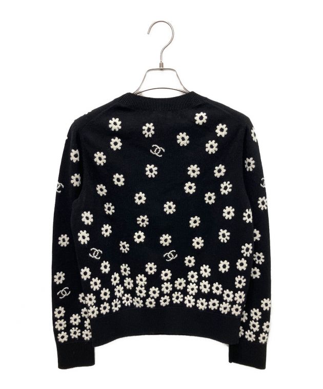 中古・古着通販】CHANEL (シャネル) P72 カシミヤ ココマーク デイジー