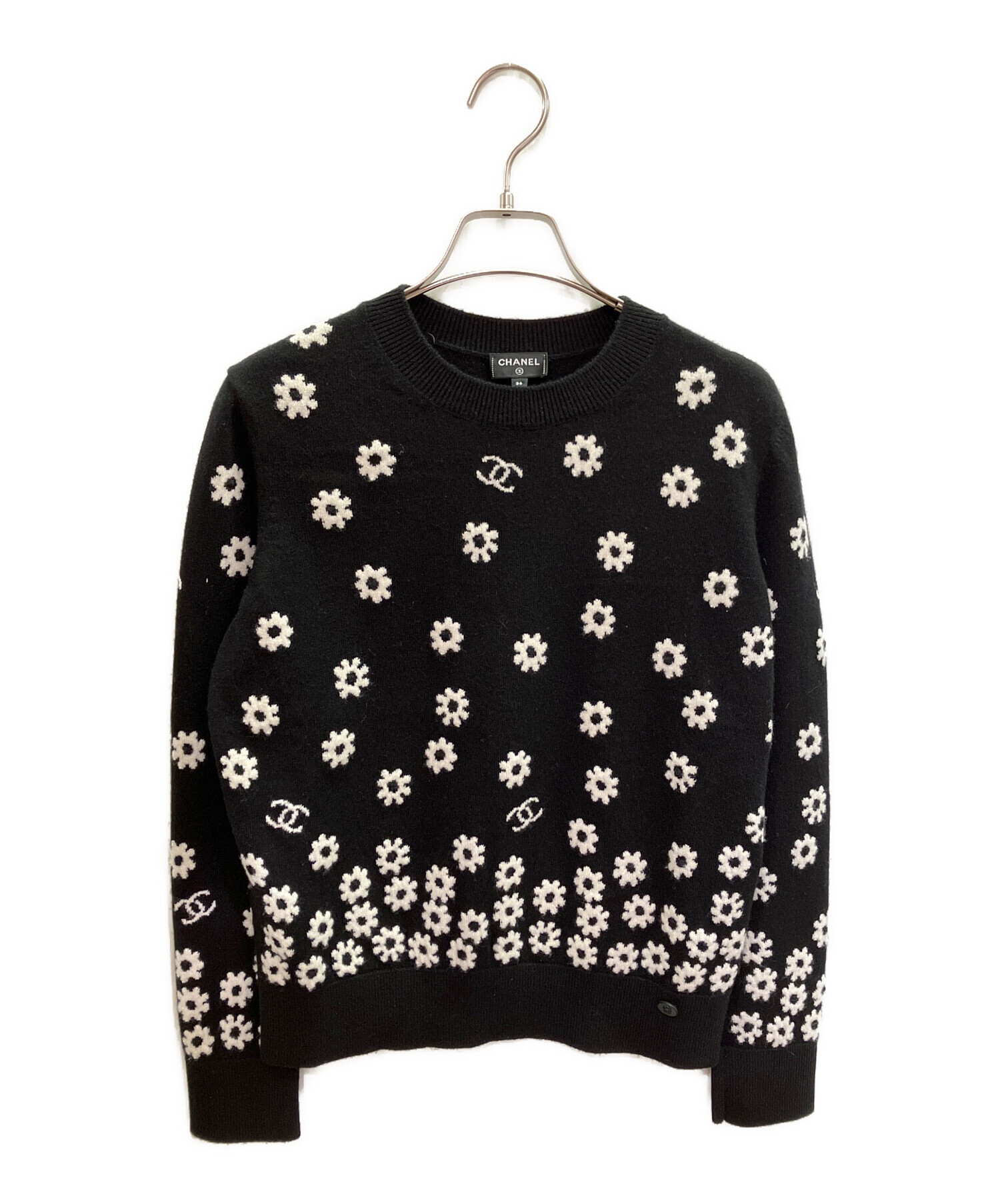 中古・古着通販】CHANEL (シャネル) カシミヤ ココマーク デイジー