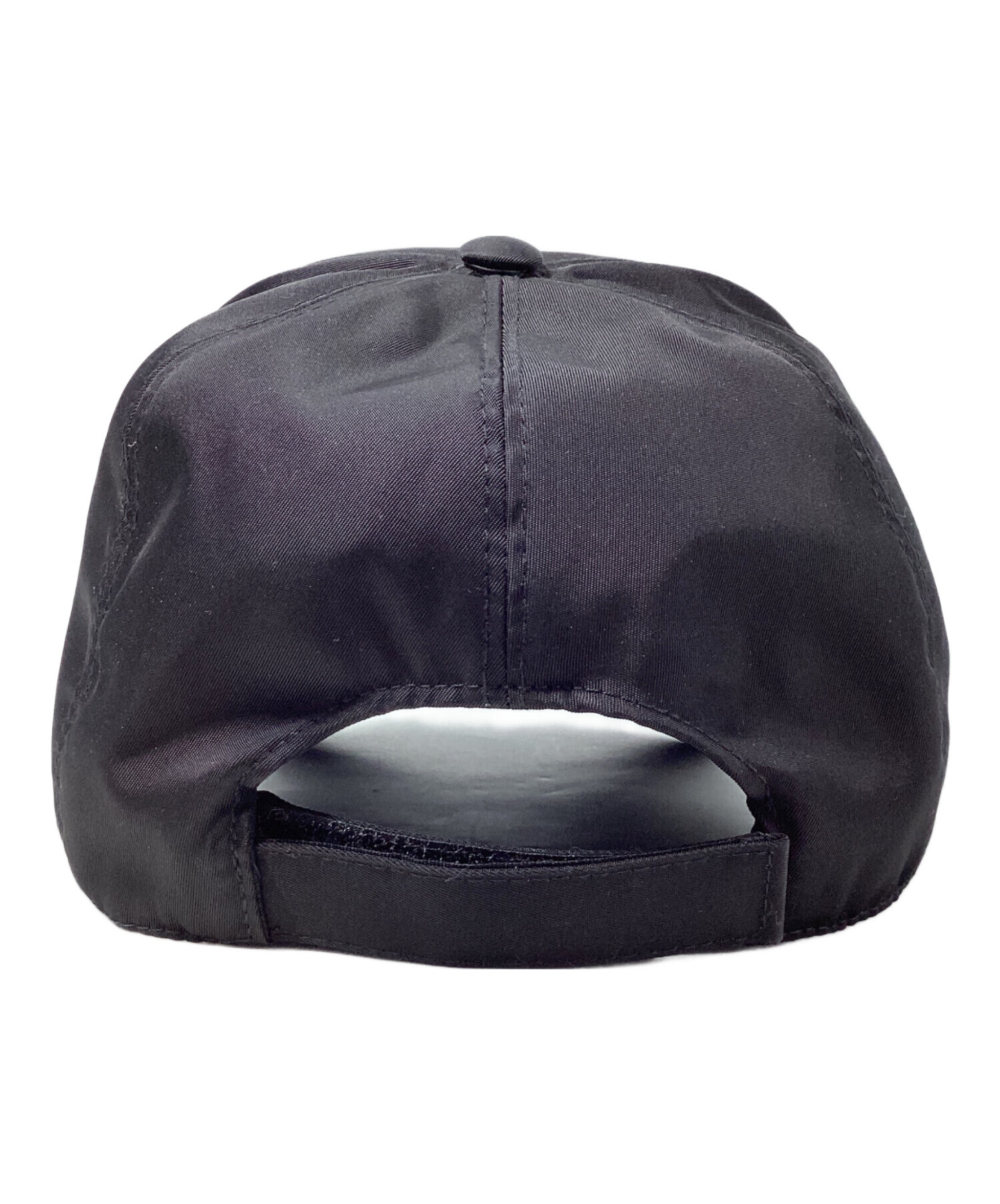 中古・古着通販】PRADA (プラダ) ロゴキャップ ブラック サイズ:M