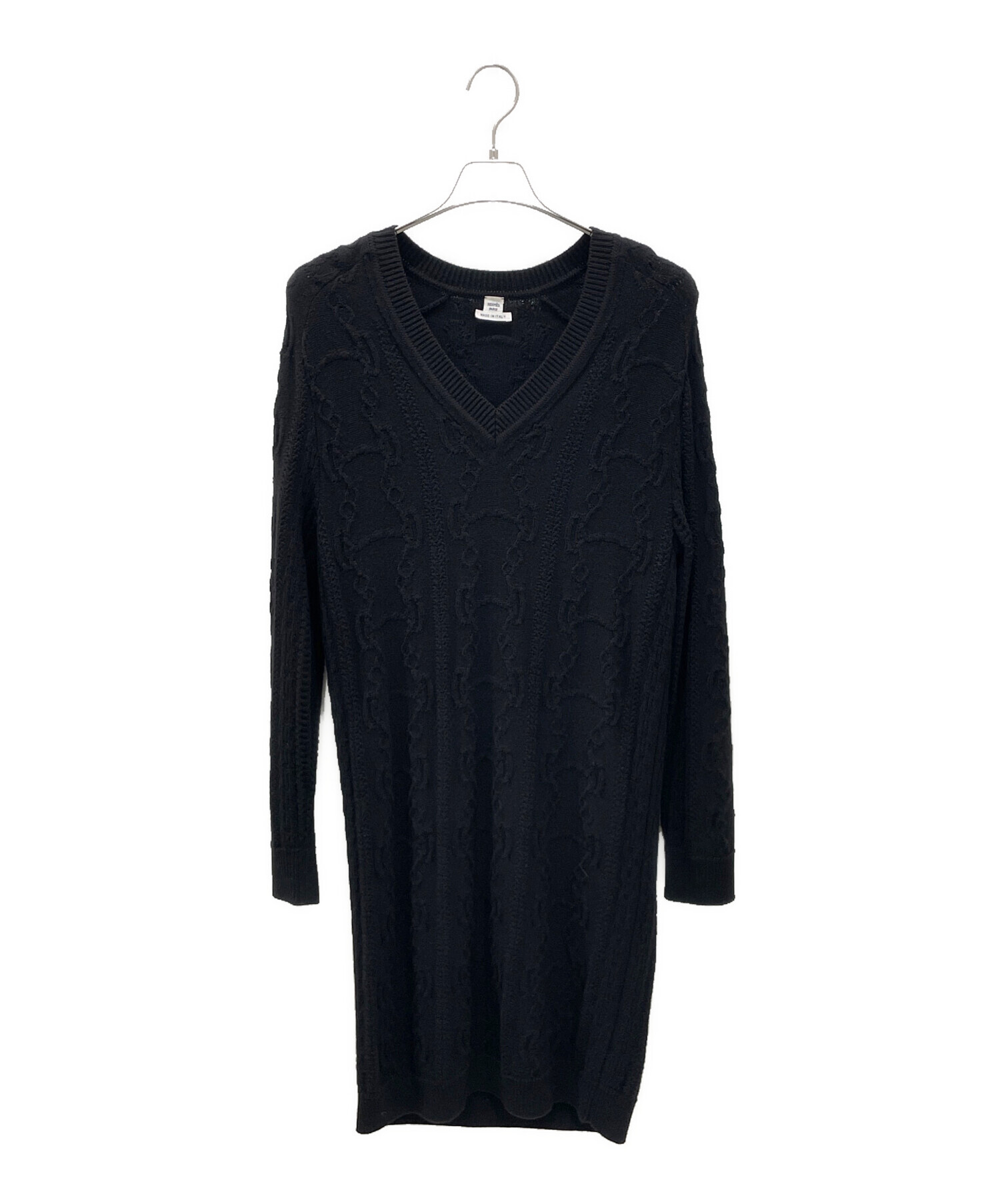 中古・古着通販】HERMES (エルメス) カシミヤ混シェーヌダンクルニット