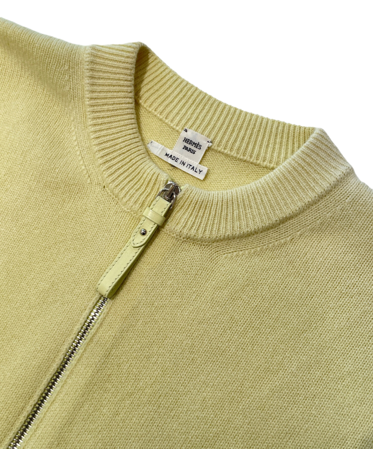 中古・古着通販】HERMES (エルメス) カシミヤ ジップ カーディガン