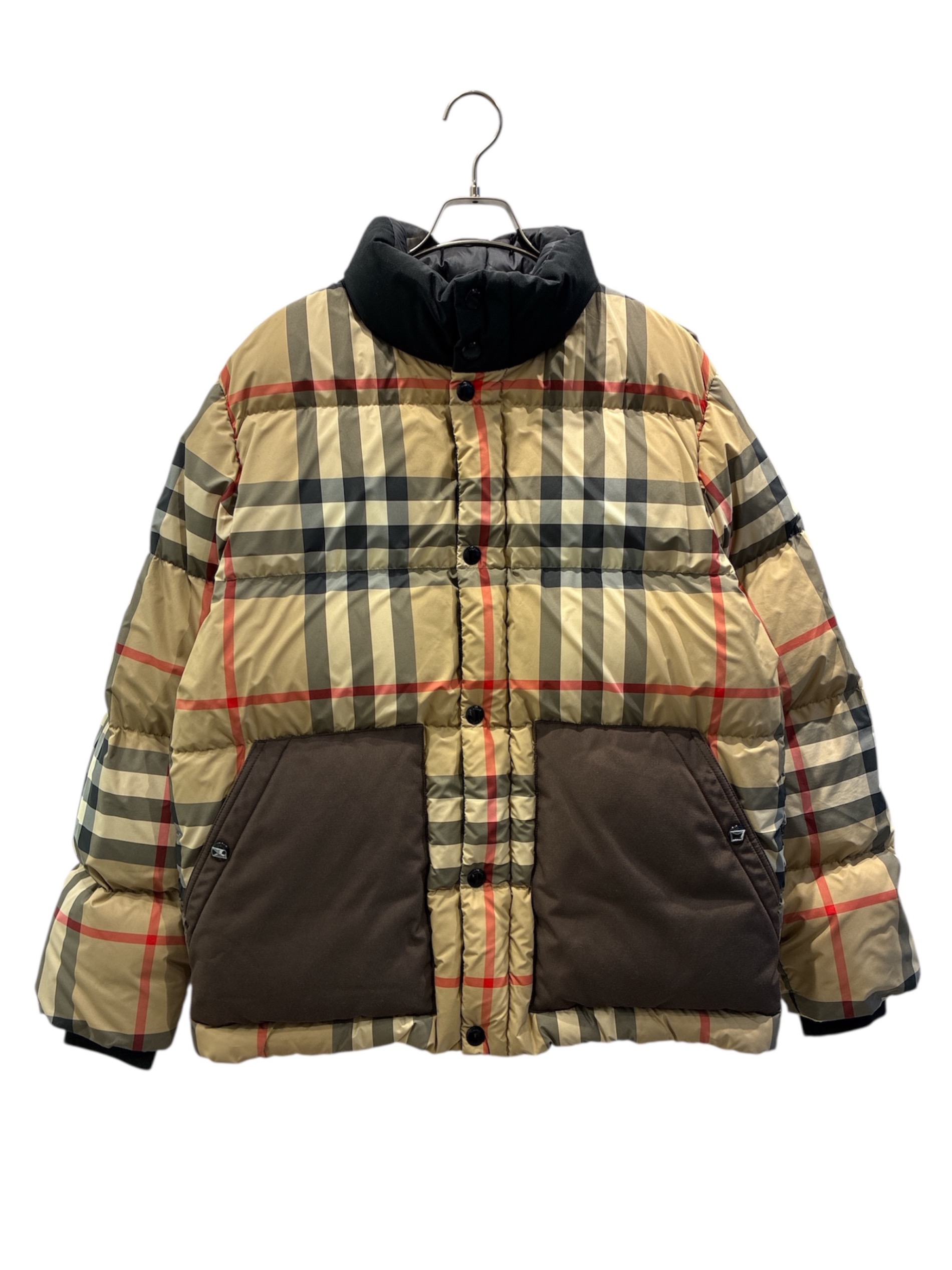 中古・古着通販】BURBERRY (バーバリー) ノバチェックダウンジャケット