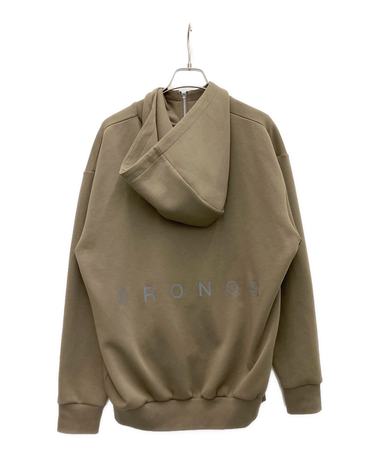 中古・古着通販】CRONOS (クロノス) ジップパーカー ベージュ サイズ:S