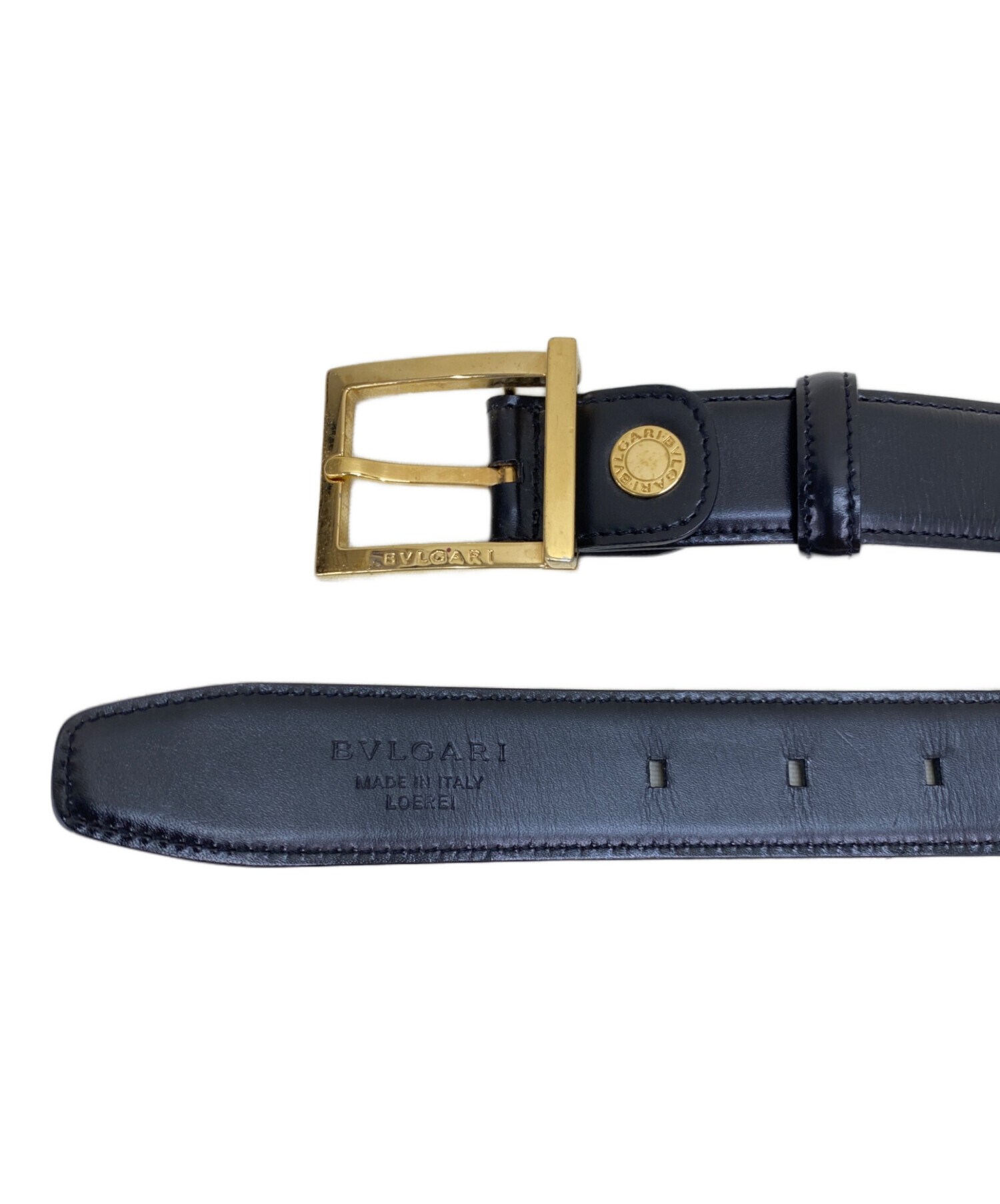 中古・古着通販】BVLGARI (ブルガリ) ベルト ブラック｜ブランド・古着