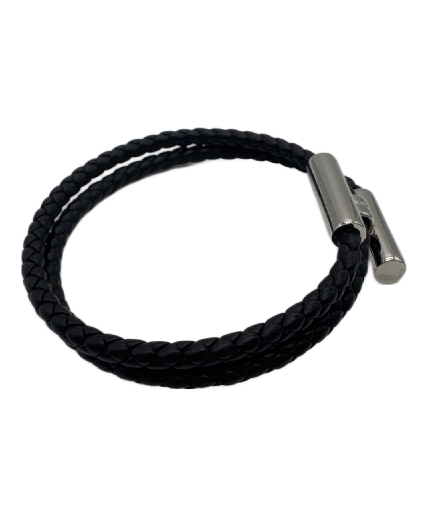 中古・古着通販】HERMES (エルメス) レザーブレスレット トゥルニ