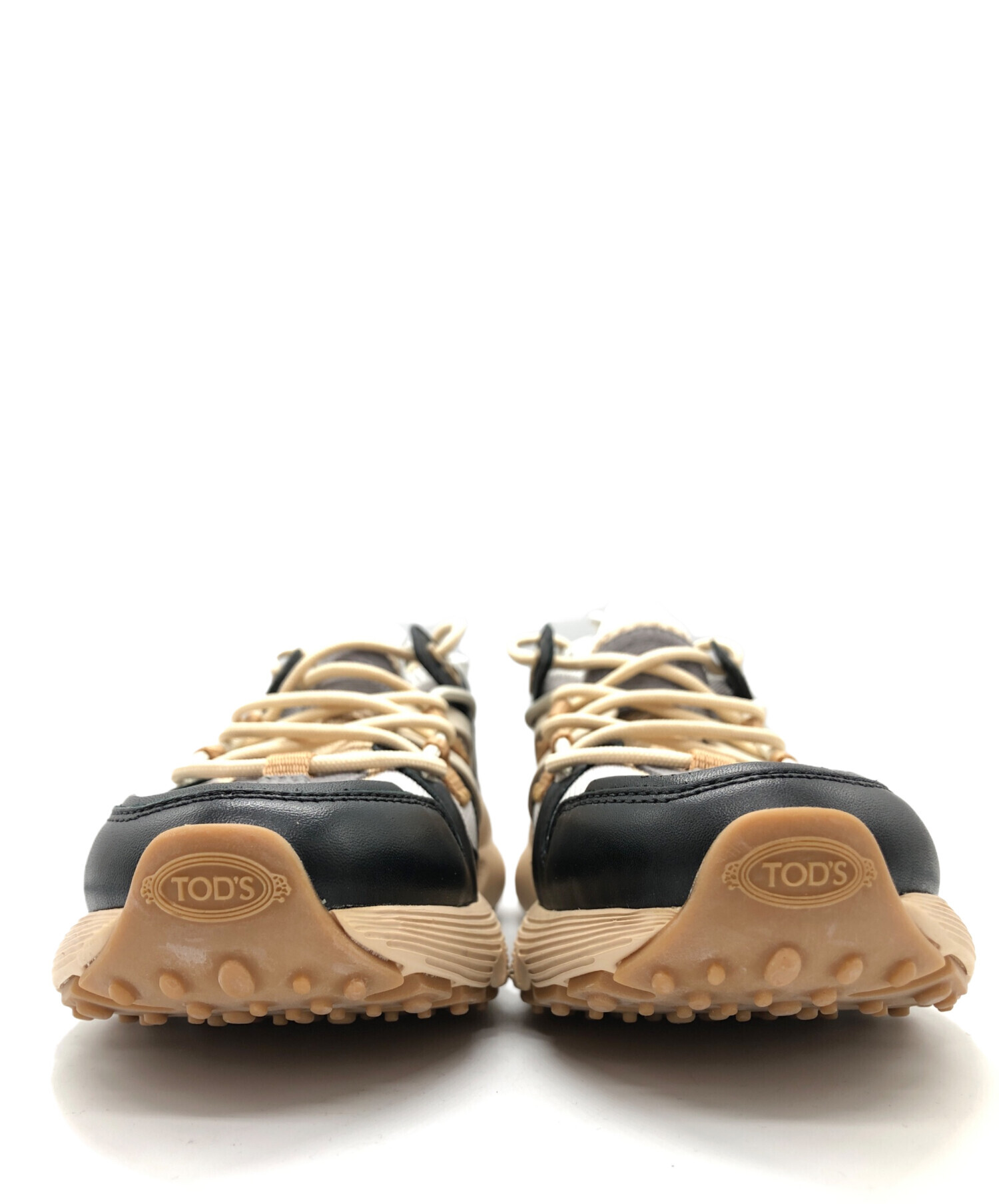 中古・古着通販】TOD'S (トッズ) スニーカー ベージュ×ブラック サイズ