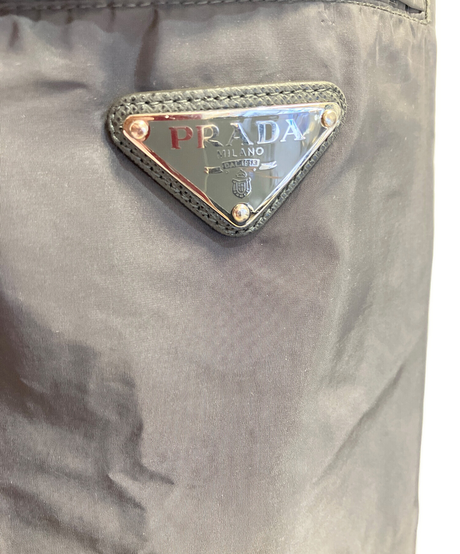 中古・古着通販】PRADA (プラダ) ナイロンパーカー グレー サイズ:52