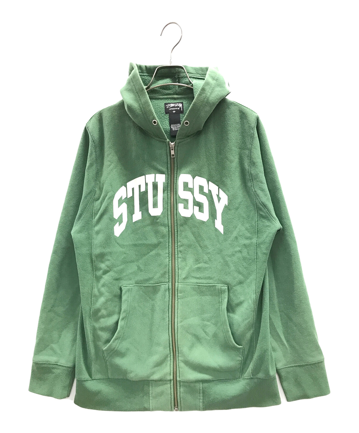 中古・古着通販】stussy (ステューシー) パーカー アーチロゴ