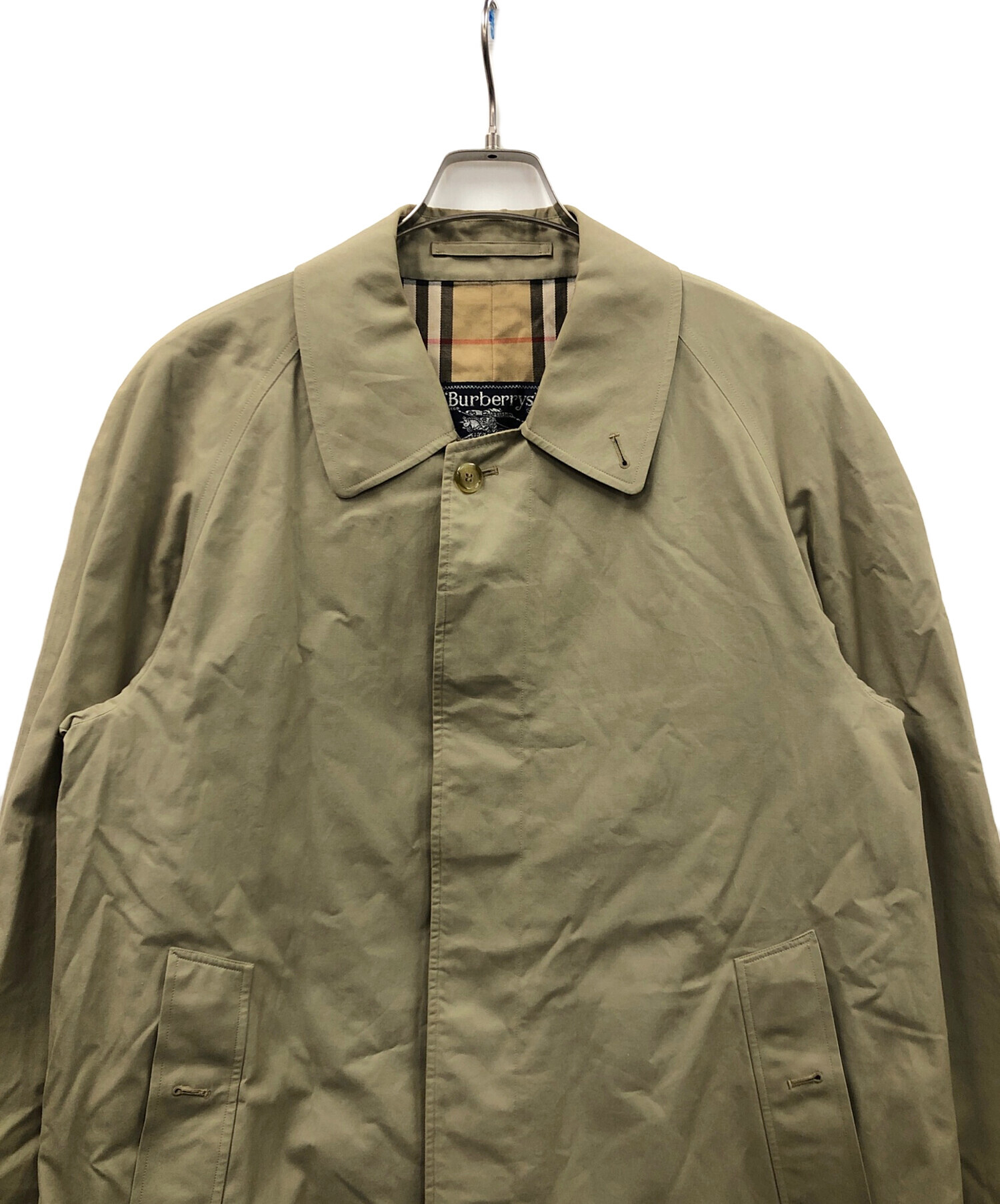 中古・古着通販】Burberry's (バーバリー) ステンカラーコート カーキ