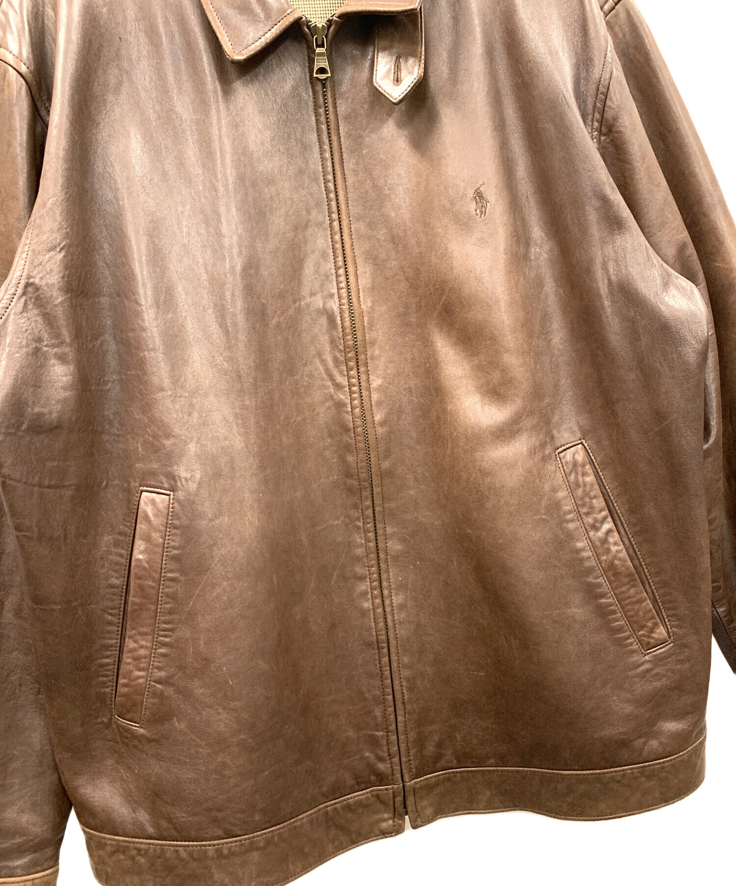 中古・古着通販】POLO RALPH LAUREN (ポロ・ラルフローレン) レザー