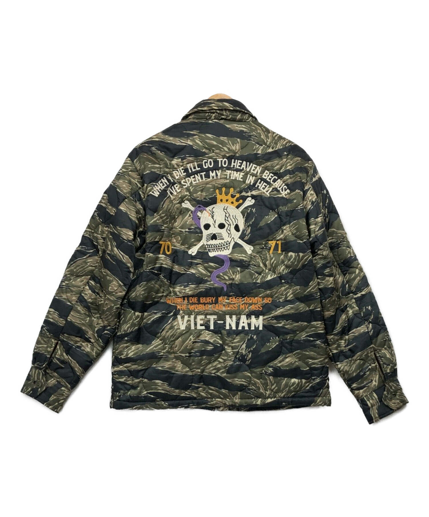 中古・古着通販】HOUSTON (ヒューストン) ベトジャン オリーブ サイズ