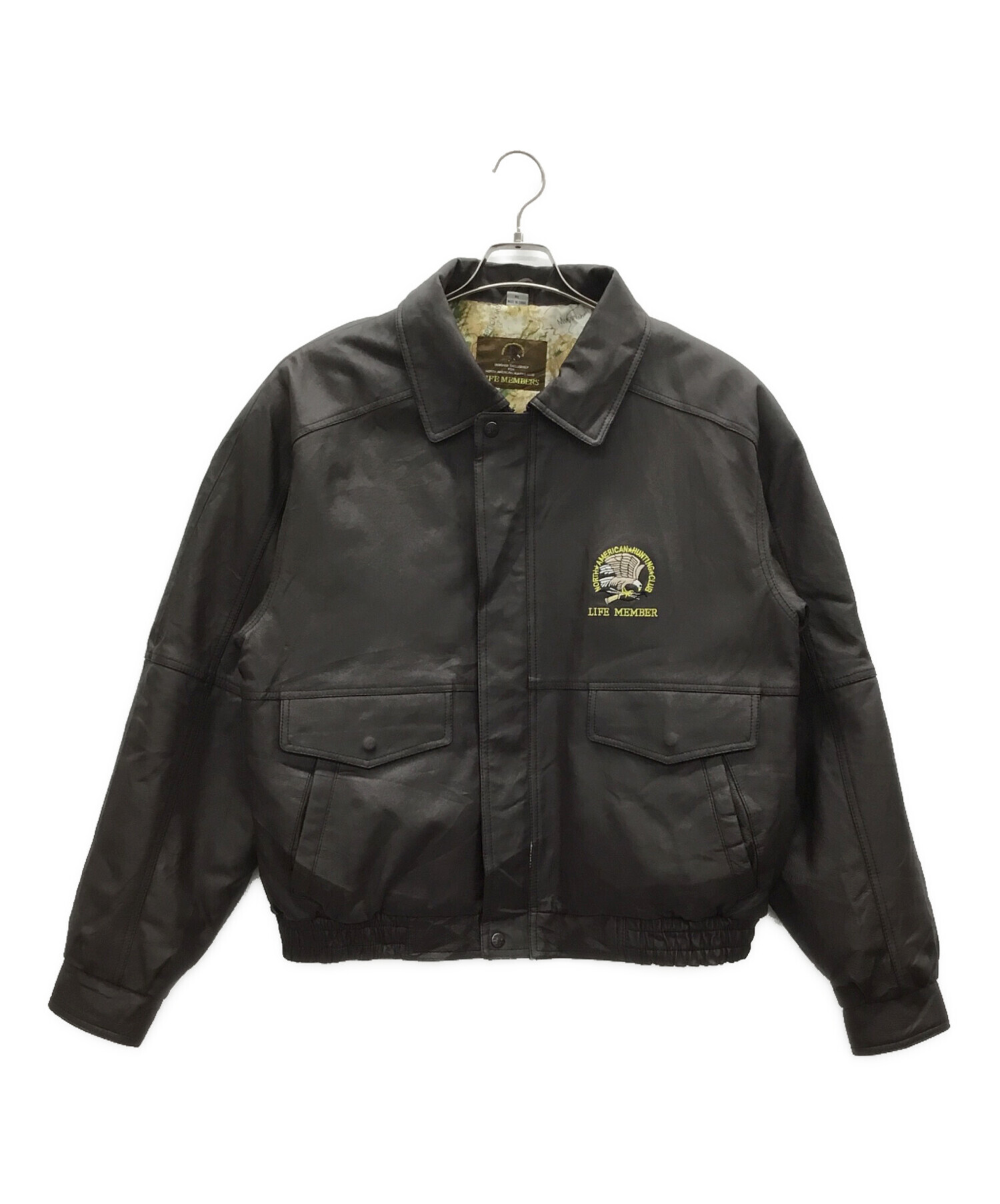 中古・古着通販】LIFE MEMBERS (-) A-2レザーフライトジャケット