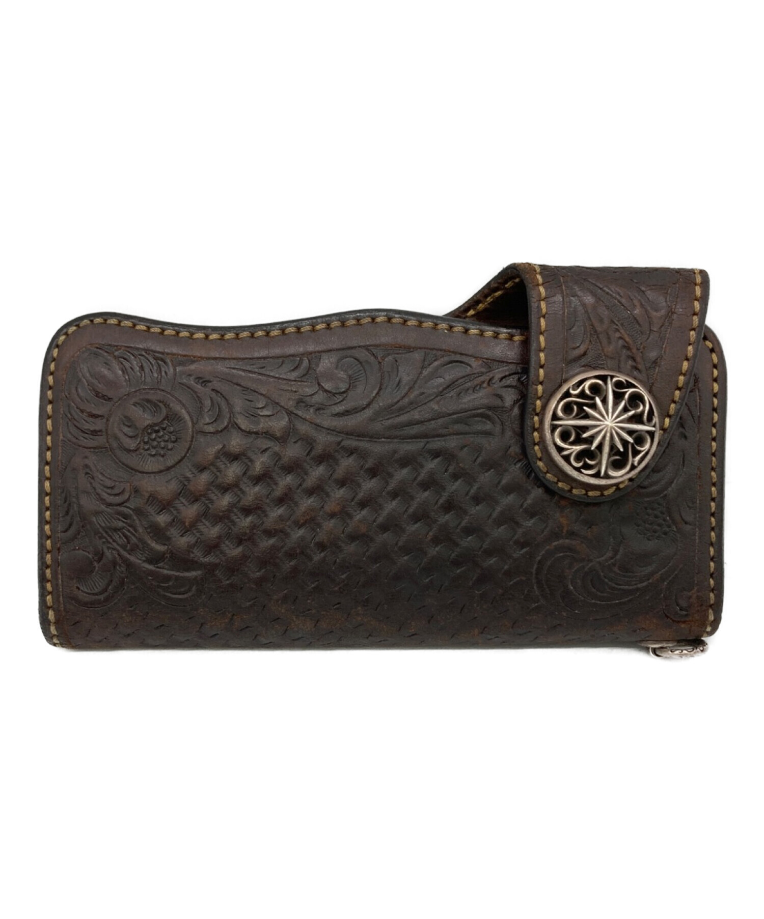 中古・古着通販】saad (サード) ウォレットチェーン付きレザー長財布