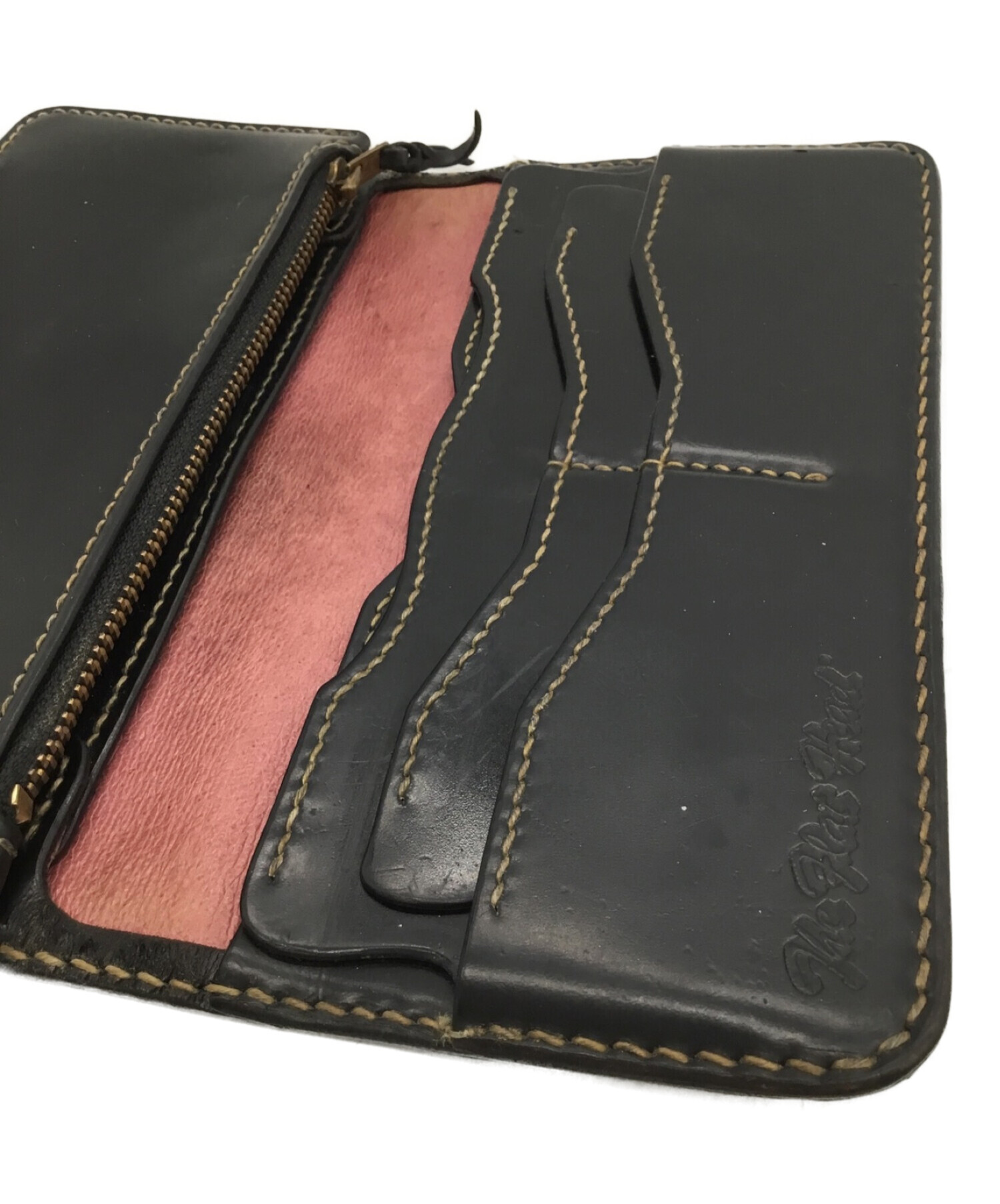 中古・古着通販】THE FLAT HEAD (ザ・フラットヘッド) 長財布 ブラック