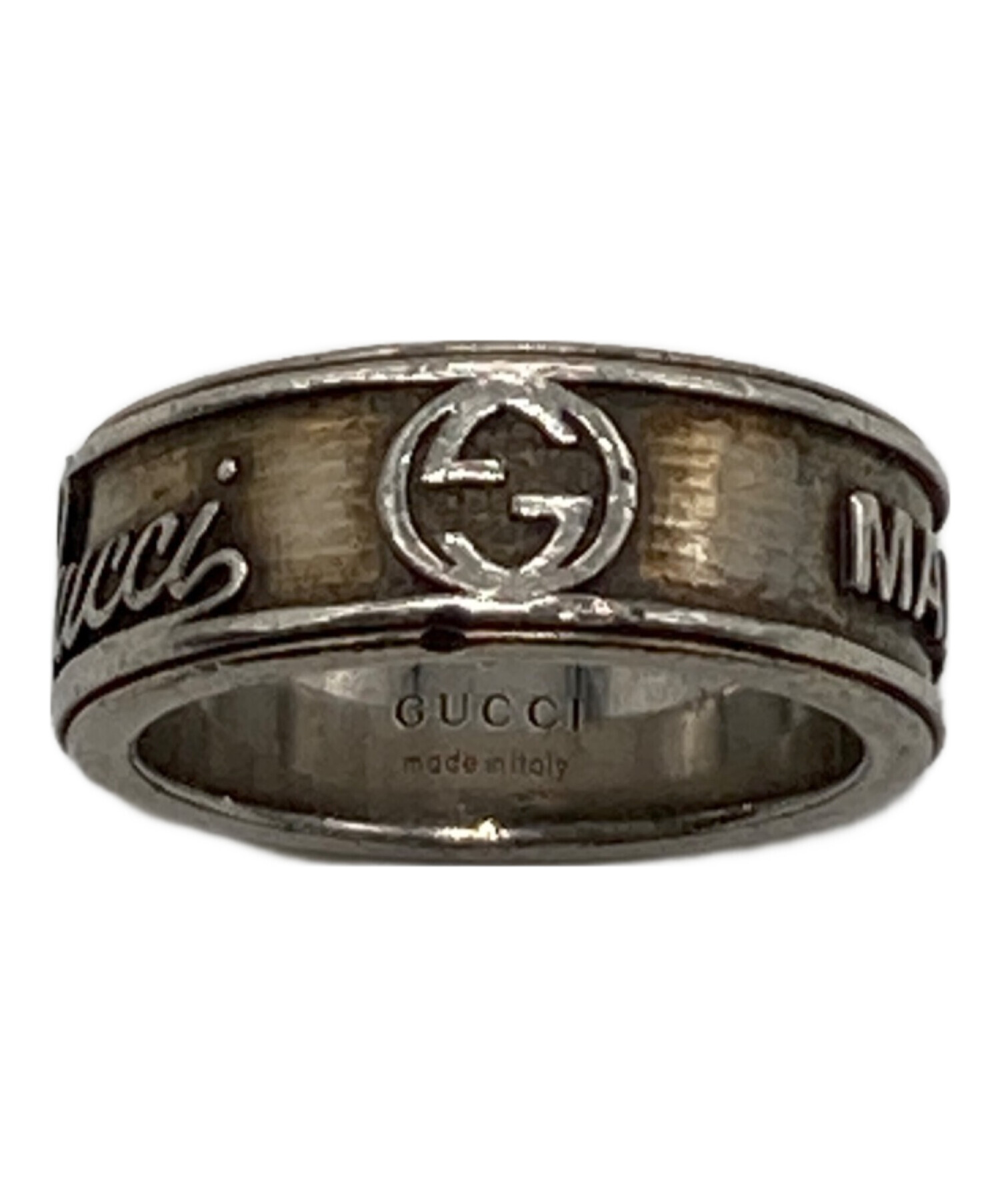 中古・古着通販】GUCCI (グッチ) GGリング シルバー サイズ:13号