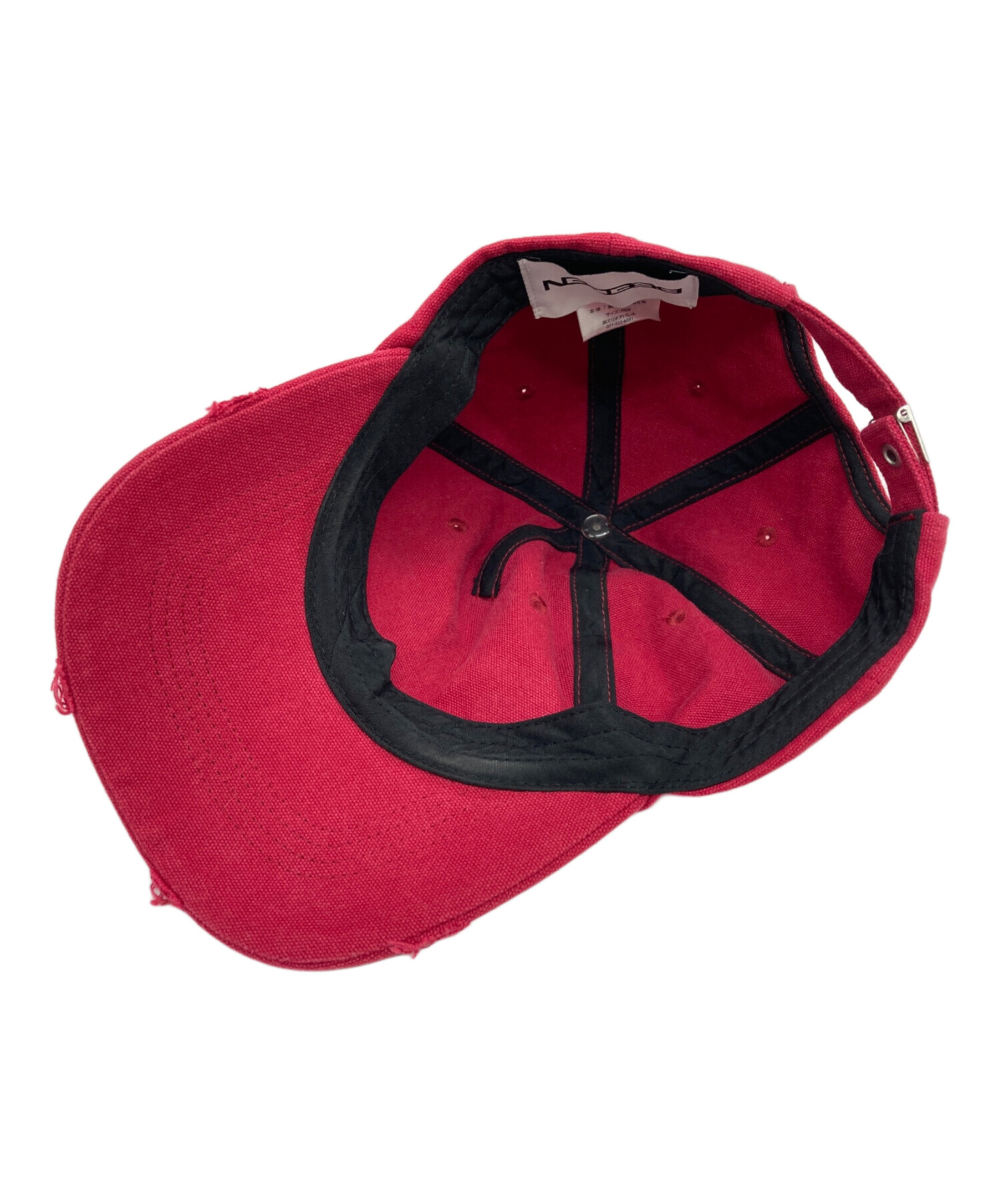 中古・古着通販】BEEDEN (ビーデン) BD STUDS DAMAGE CAP レッド