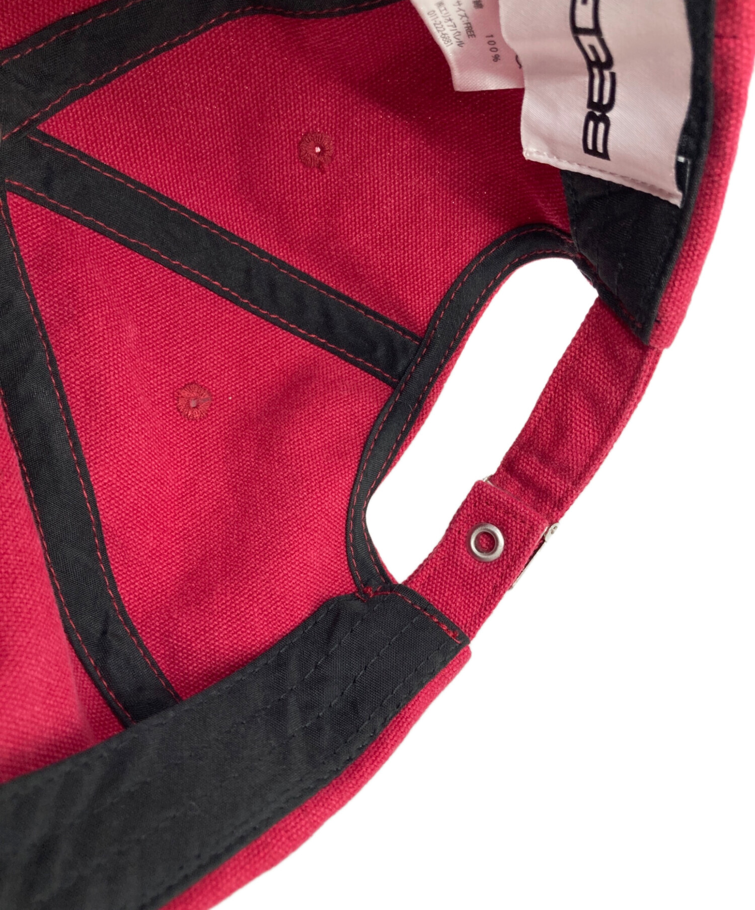 中古・古着通販】BEEDEN (ビーデン) BD STUDS DAMAGE CAP レッド