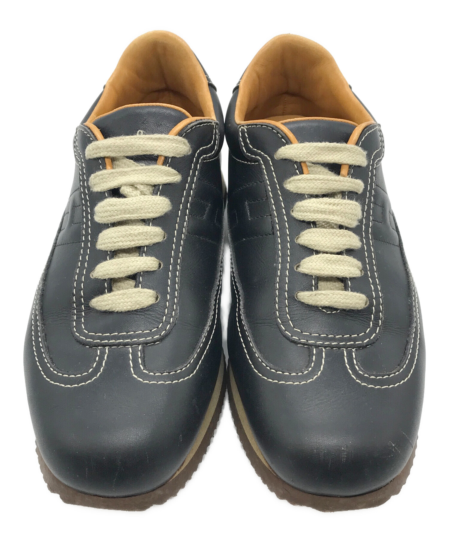 中古・古着通販】HERMES (エルメス) クイックスニーカー ネイビー