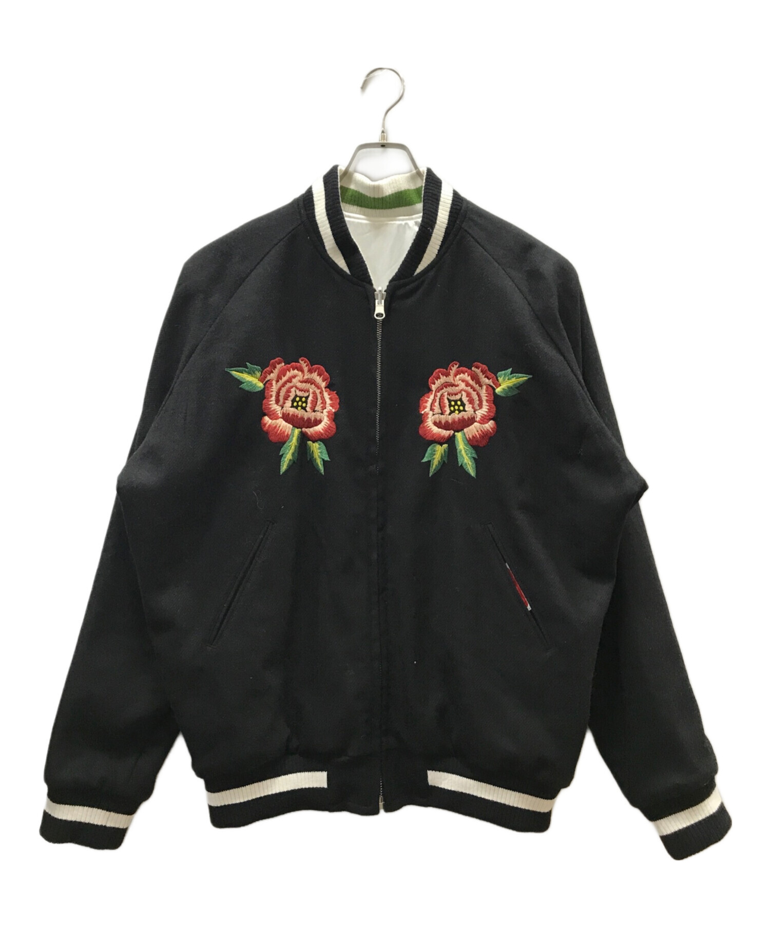 中古・古着通販】KENZO (ケンゾー) リバーシブルスカジャン ホワイト