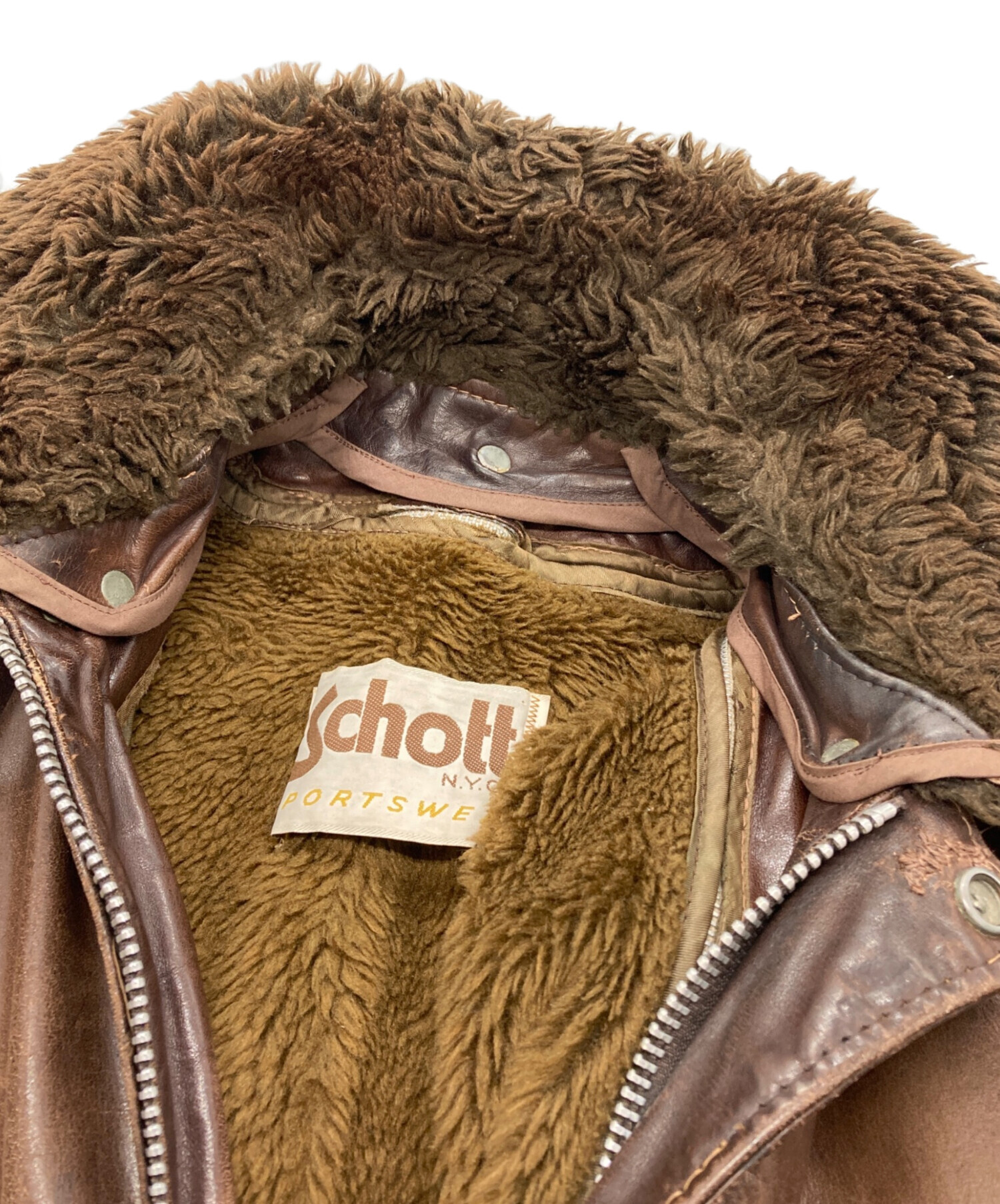 中古・古着通販】Schott (ショット) G-1フライトレザージャケット