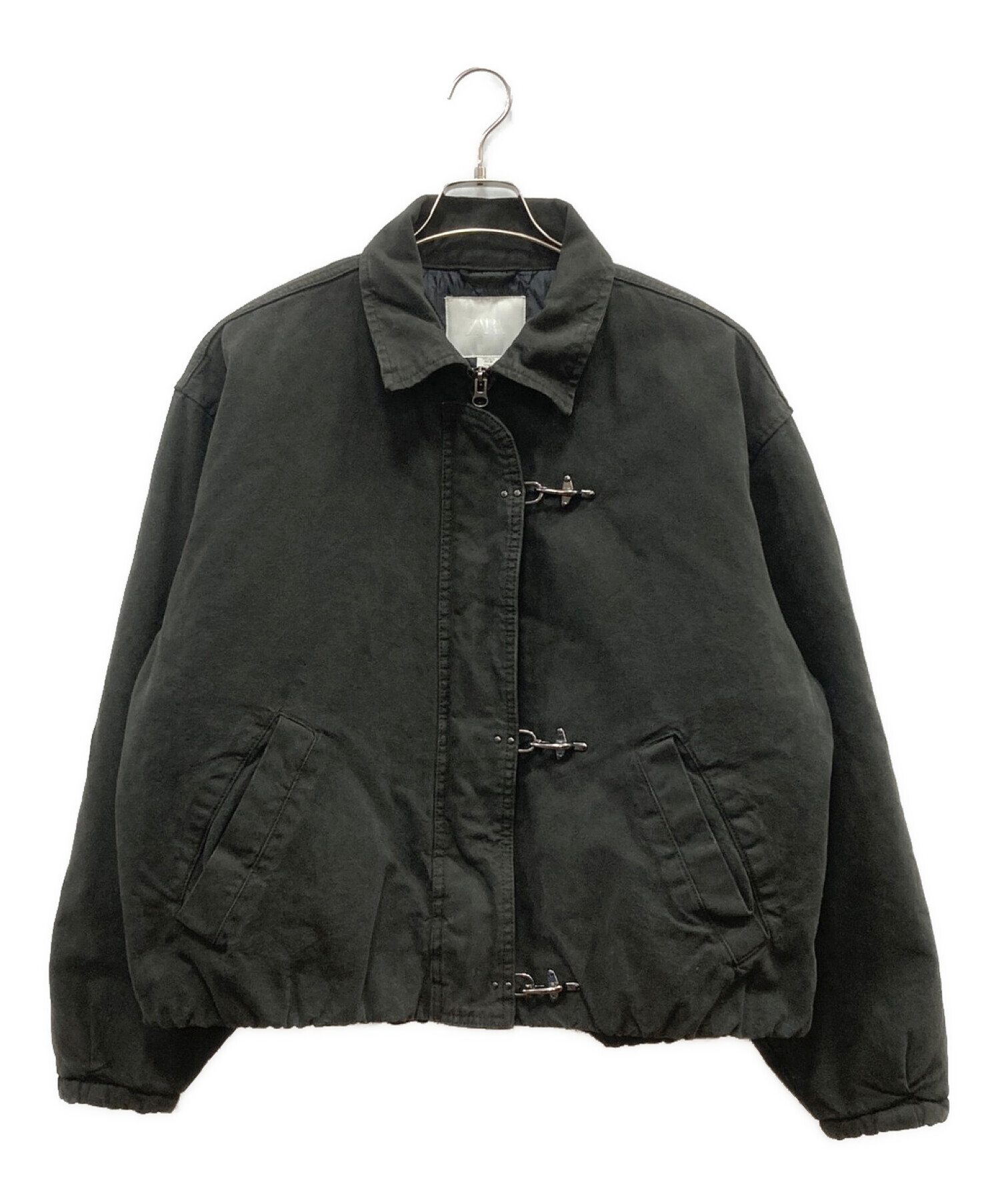 中古・古着通販】ZARA (ザラ) ファイヤーマンジャケット ブラック