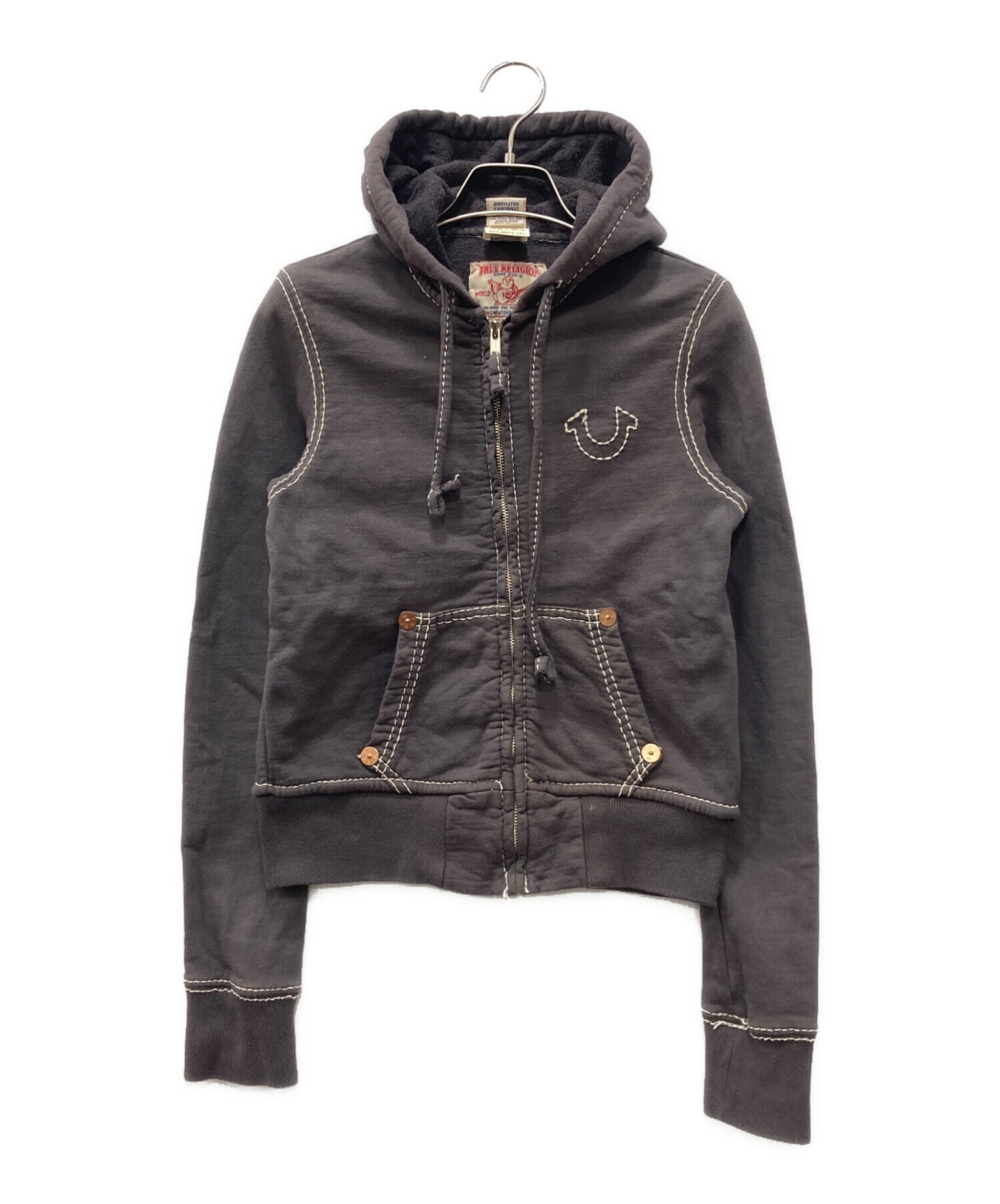 中古・古着通販】TRUE RELIGION (トゥルー レリジョン) ジップパーカー