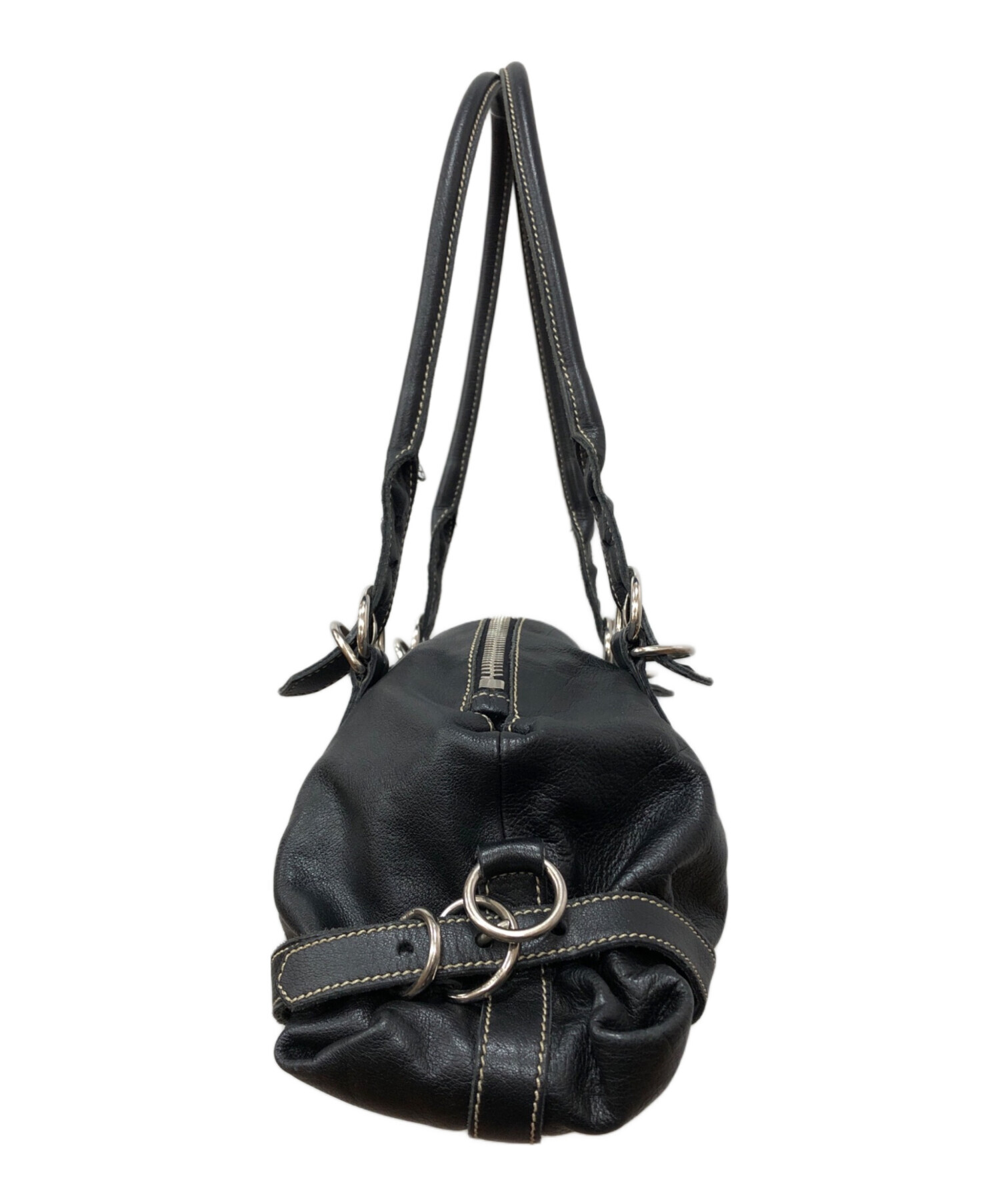 中古・古着通販】PRADA (プラダ) ミニボストンバッグ ブラック