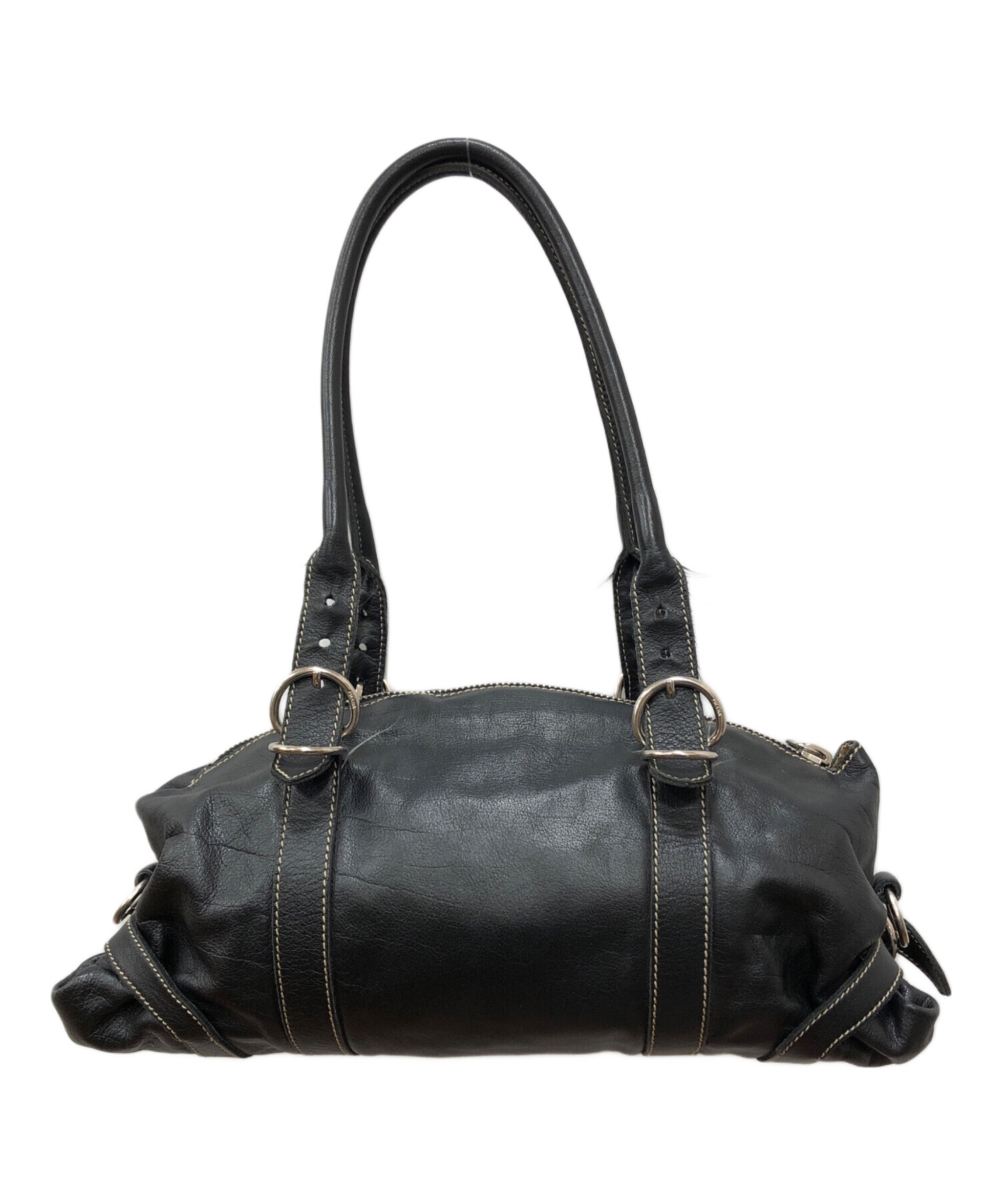 中古・古着通販】PRADA (プラダ) ミニボストンバッグ ブラック