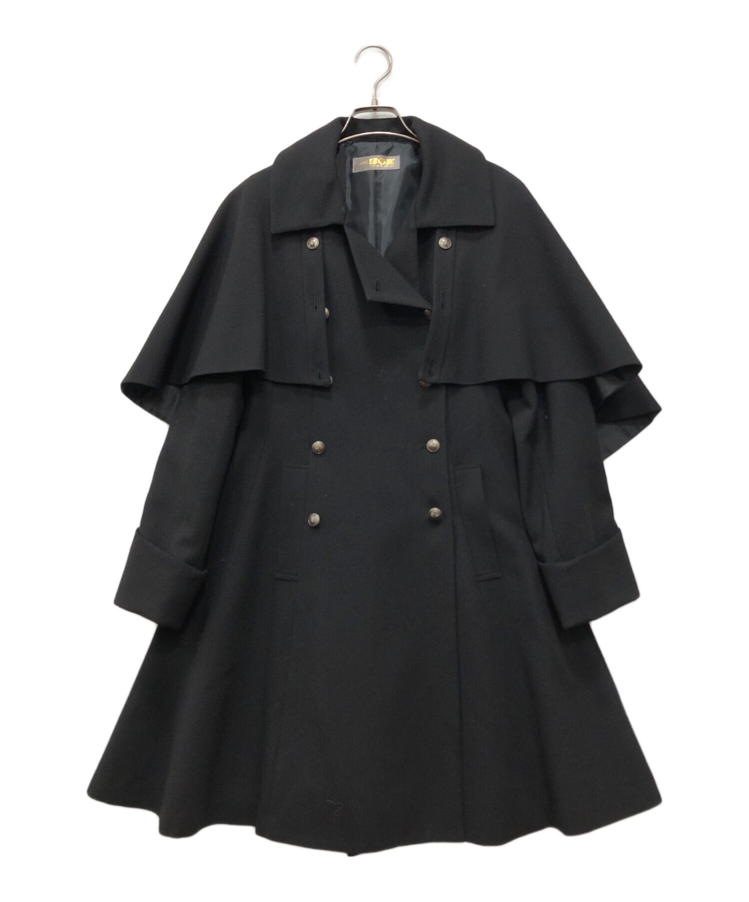 中古・古着通販】atelier boz (アトリエボズ) ダブルコート ブラック