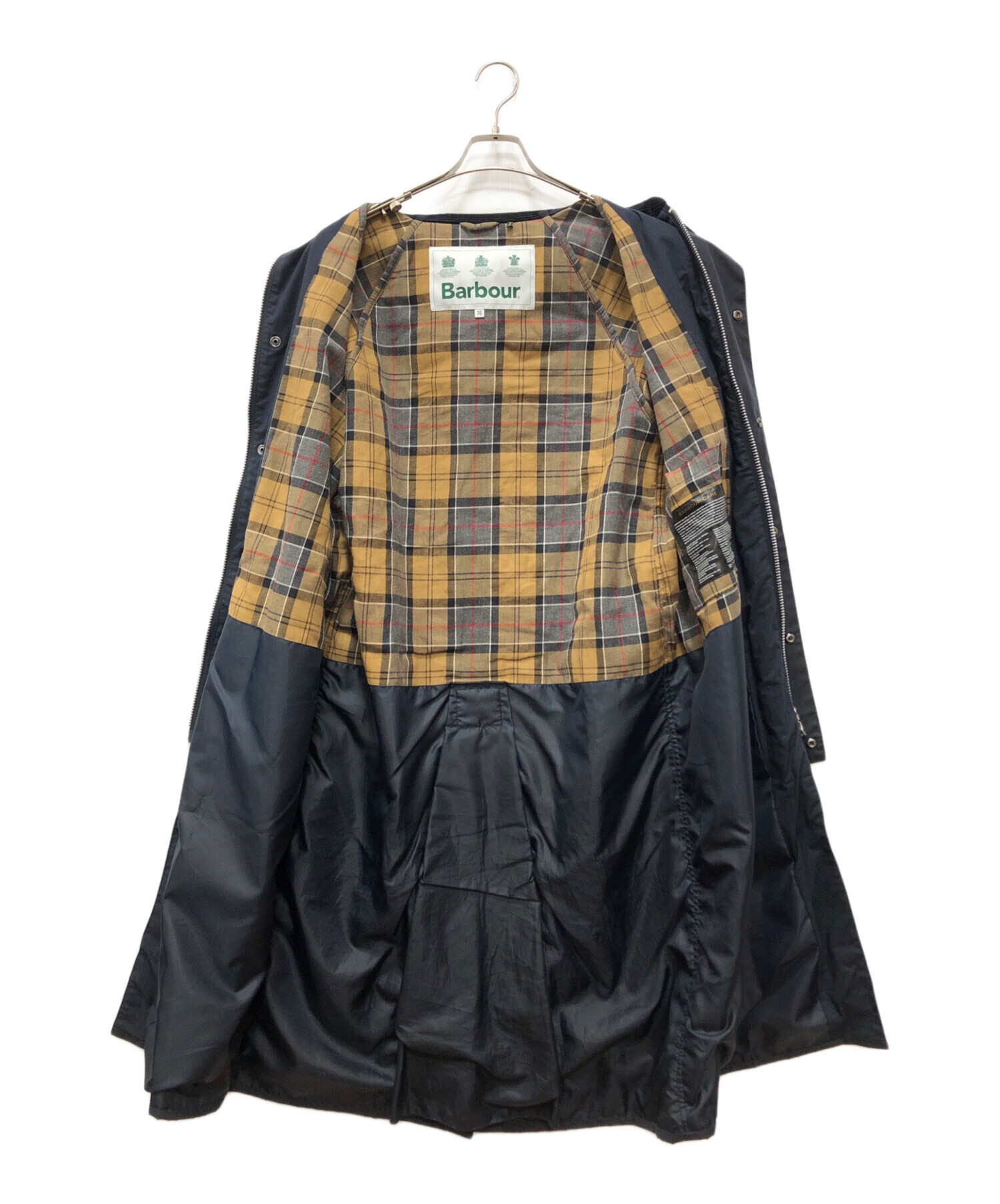中古・古着通販】Barbour (バブアー) OS BURGHLEY ネイビー サイズ:36