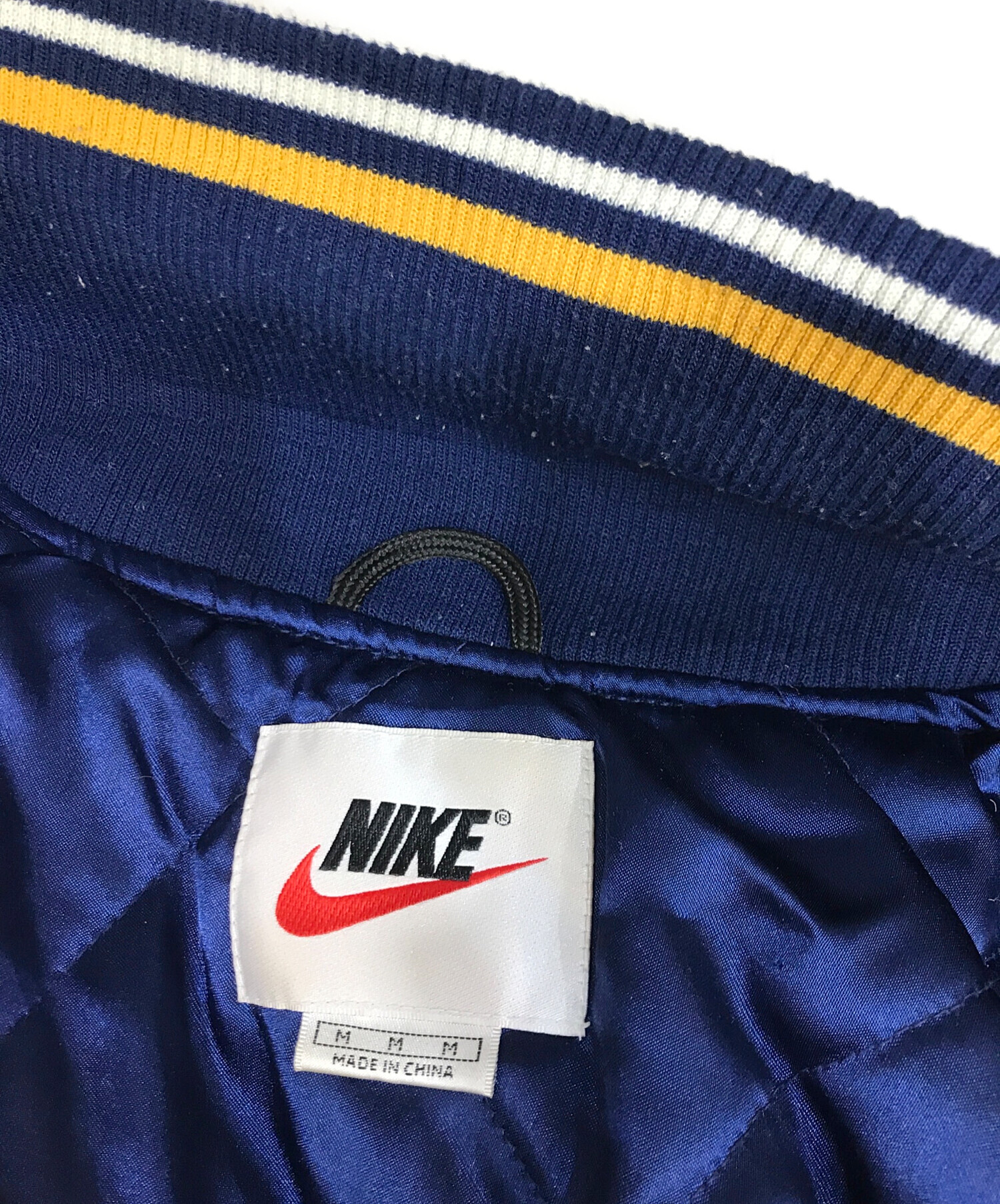 中古・古着通販】NIKE (ナイキ) スタジャン 90s 銀タグ ネイビー