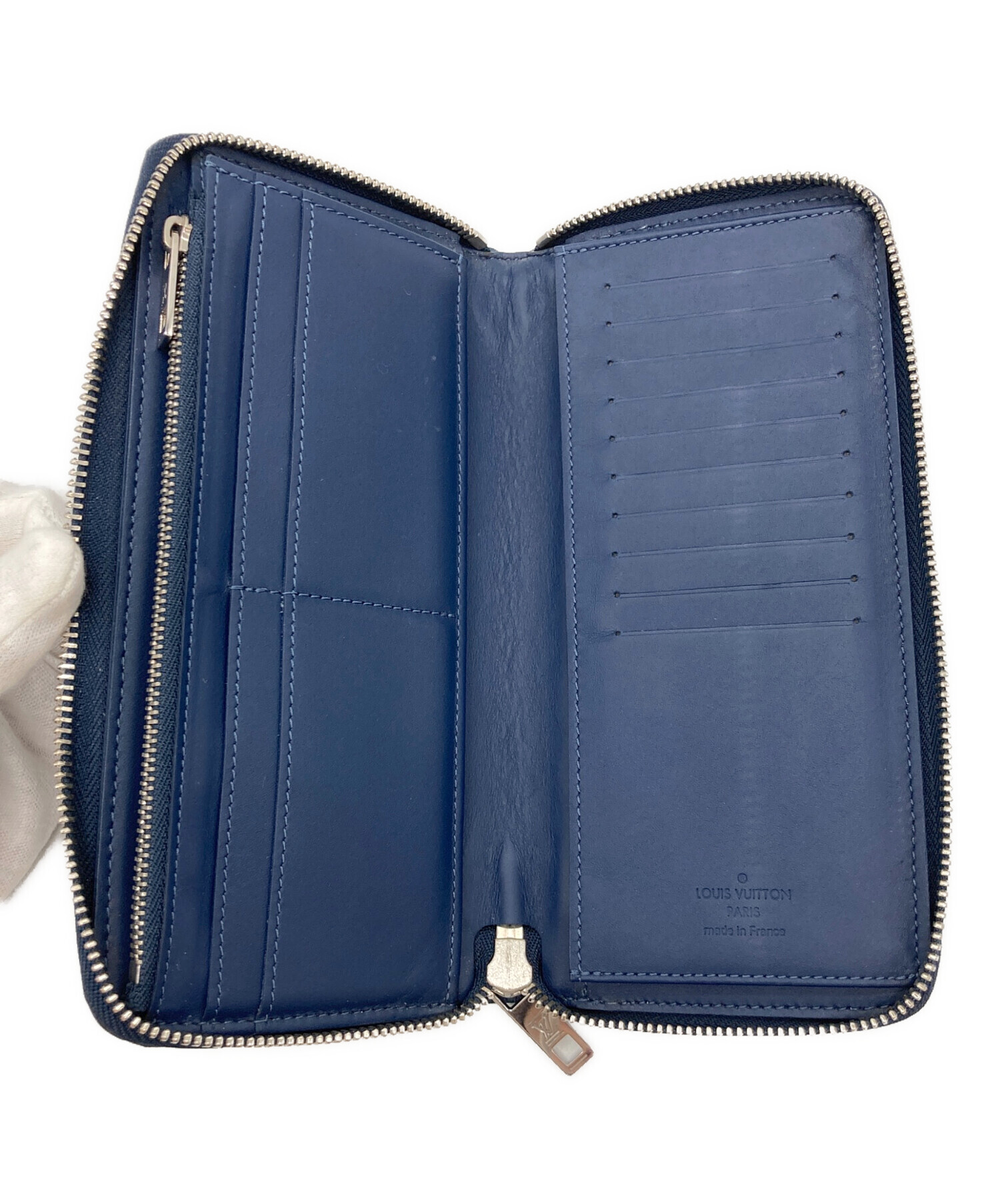 中古・古着通販】LOUIS VUITTON (ルイ ヴィトン) 長財布 ネイビー