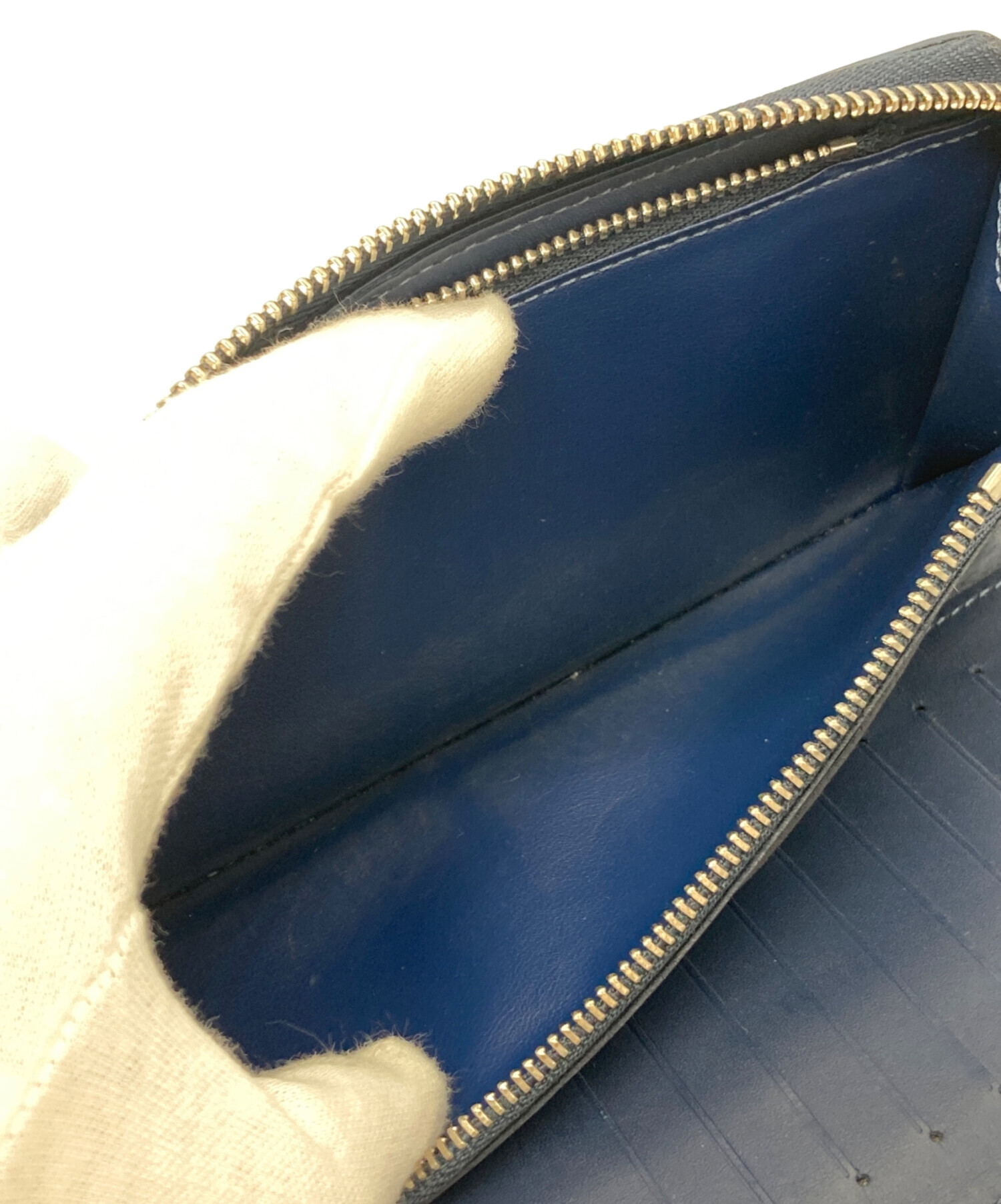 中古・古着通販】LOUIS VUITTON (ルイ ヴィトン) 長財布 ネイビー