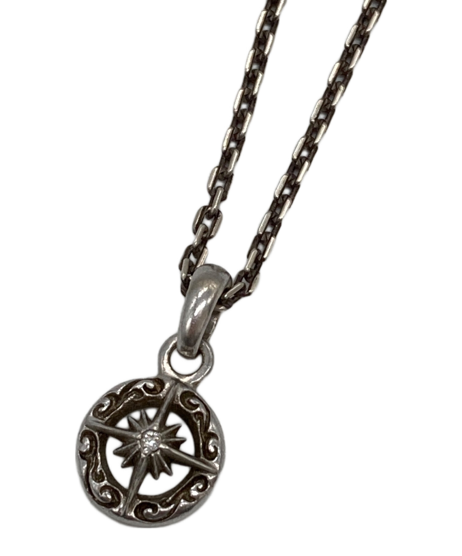 中古・古着通販】saad (サード) 太陽神/チェーンネックレス グレー